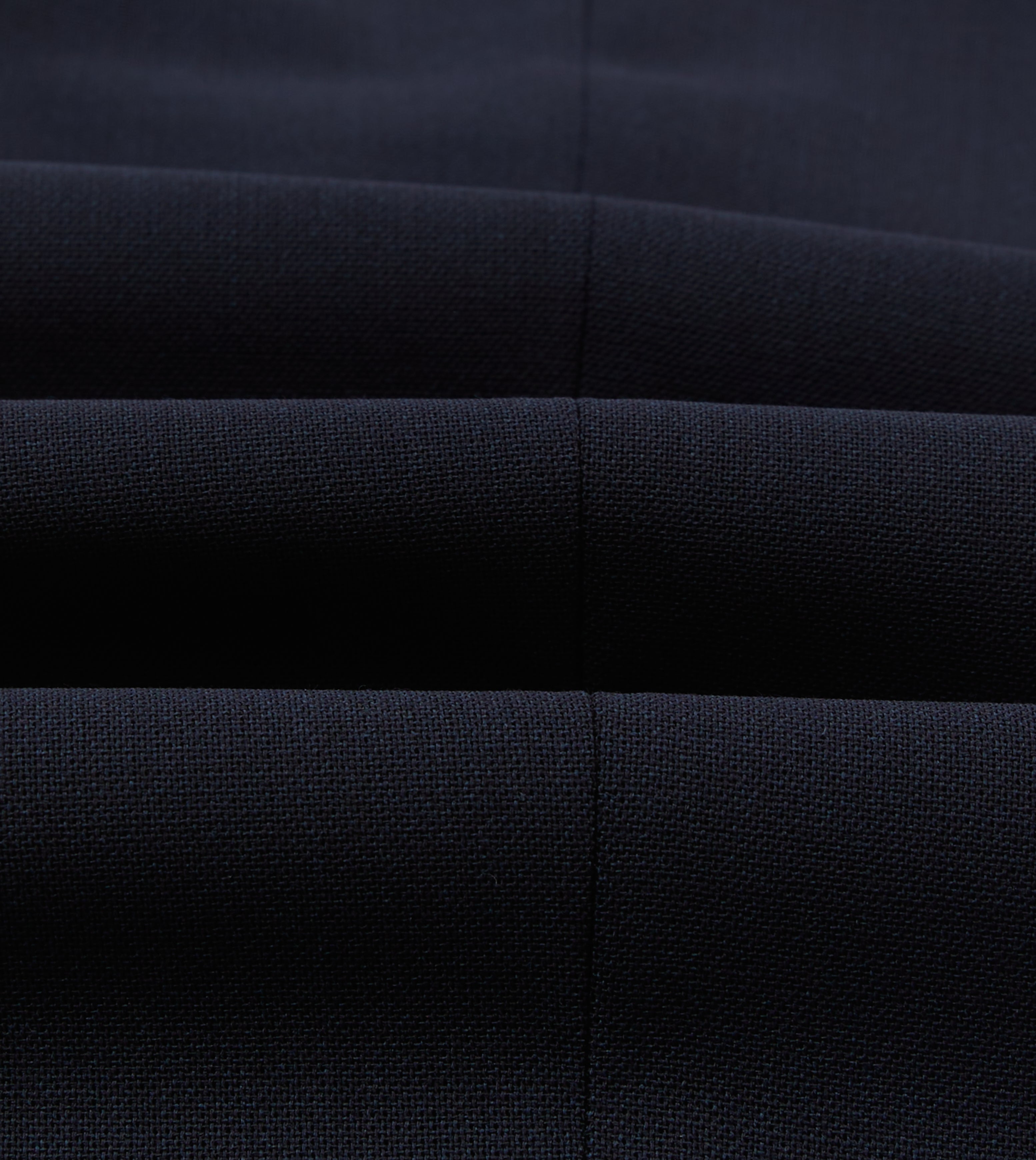 Premium Navy Blue Tropical Wool Single Pleat Dress Pants for Men - Business Casual & Office Wear - Comfortable & Breathable for Warm Weather