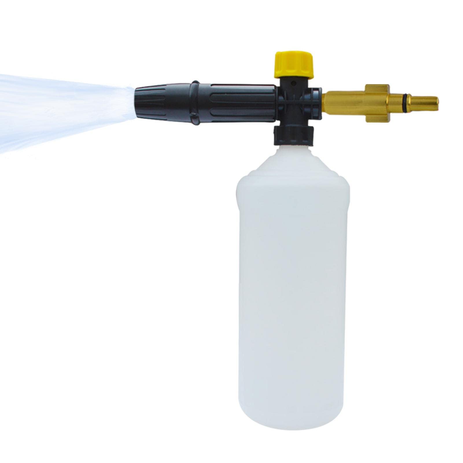 Qmisify 34oz Car Wash Foam Sprayer - 4000PSI High Pressure Foam Cannon for Car Detailing, Motorcycle & Bike Cleaning - Hand Pressurized Foam Blaster for Home, Garage & Professional Auto Care - Ideal for Waxing, Rinsing & Deep Cleaning Vehicles