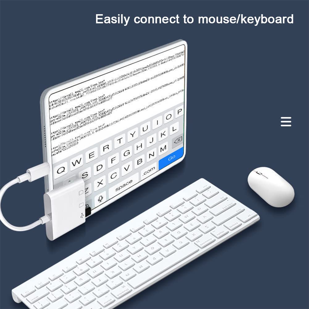 USB-C Card Reader - Micro SD/SDXC/SDHC OTG Adapter for Galaxy, Huawei, MacBook - Fast Data Transfer