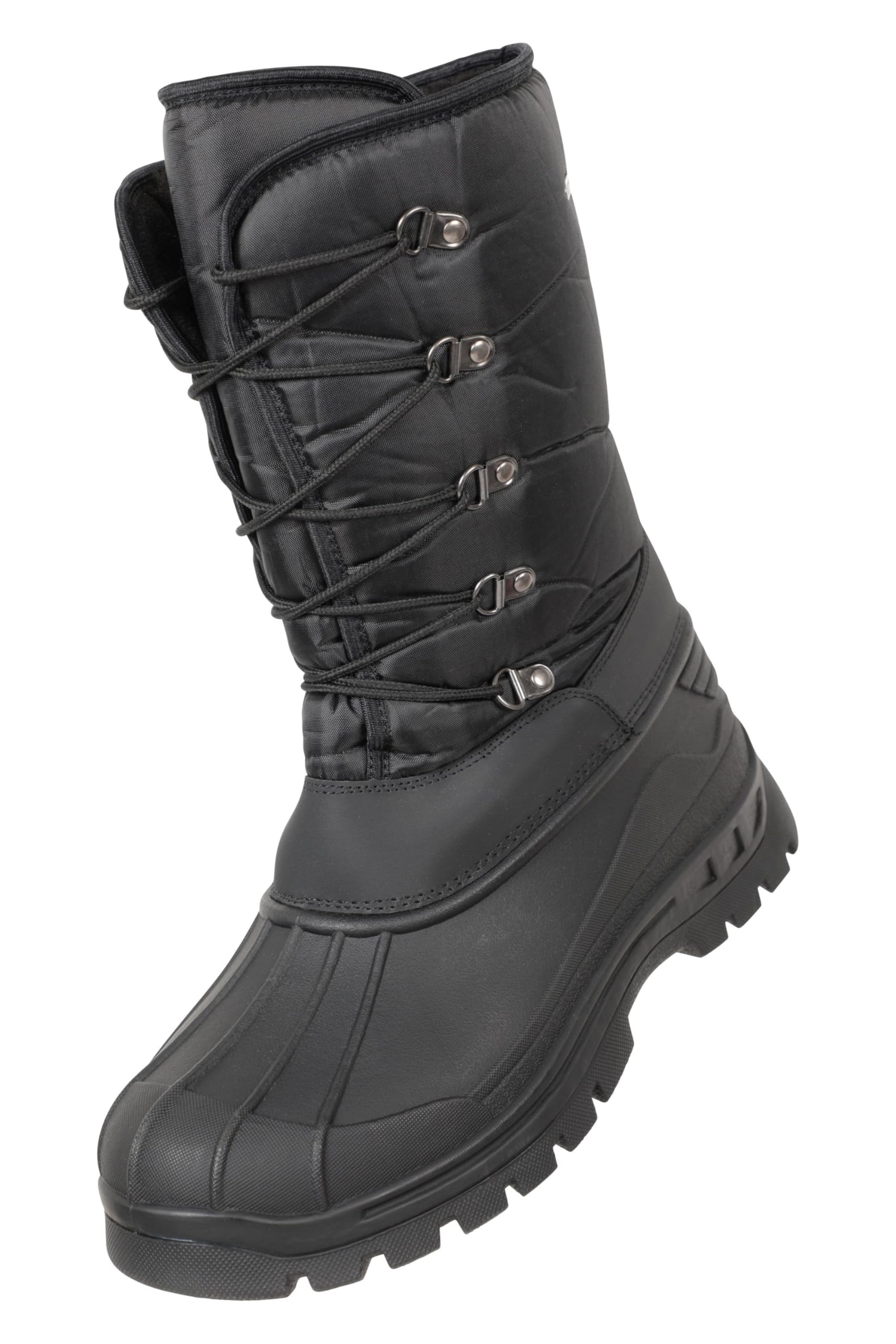 Mountain Warehouse Men's Plough Snow Boots - Waterproof Winter Boots for Hiking, Snowshoeing & Outdoor Adventures