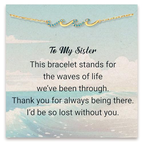 This bracelet stands for the waves of life we've been through