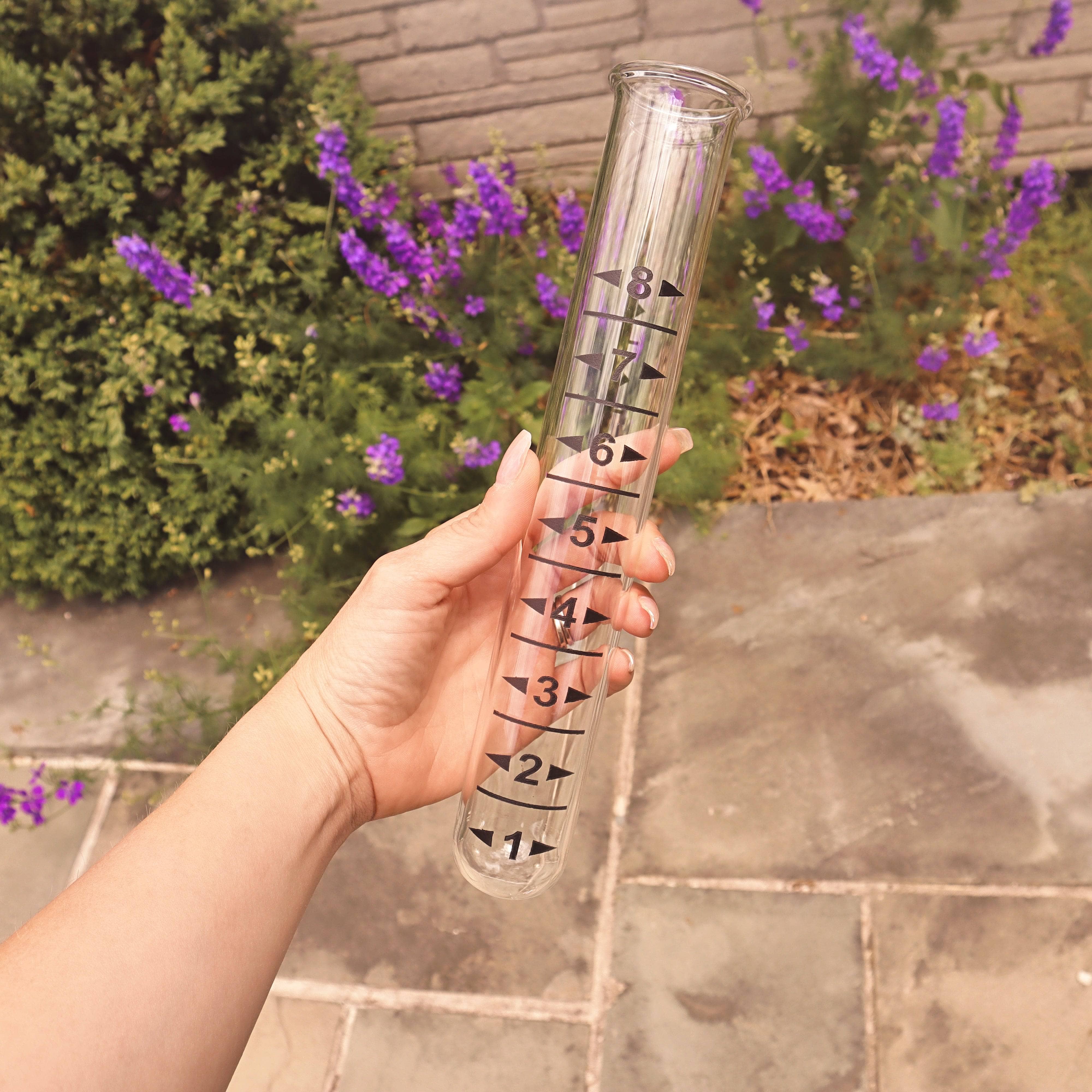 Heavy Duty Large Rain Gauge Replacement Tubes - Accurate Rainfall Measurement for Outdoor Garden, Farm & Weather Stations - Durable Weather Monitoring Accessories