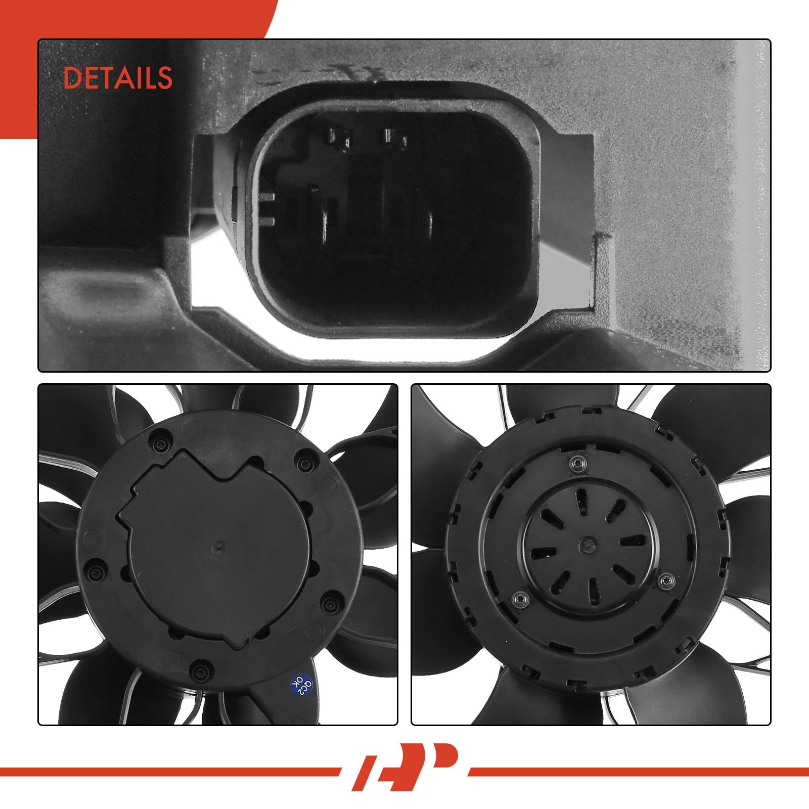 Premium Engine Radiator Cooling Fan Assembly for Mercedes-Benz GLE300d GLE350 GLE400 GLE43 AMG GLE450 AMG GLE550e GL350 GL450 GLS350d GLS450 ML250 ML350 ML400 (2016+) - High Performance Cooling Solution for Off-Road & Towing