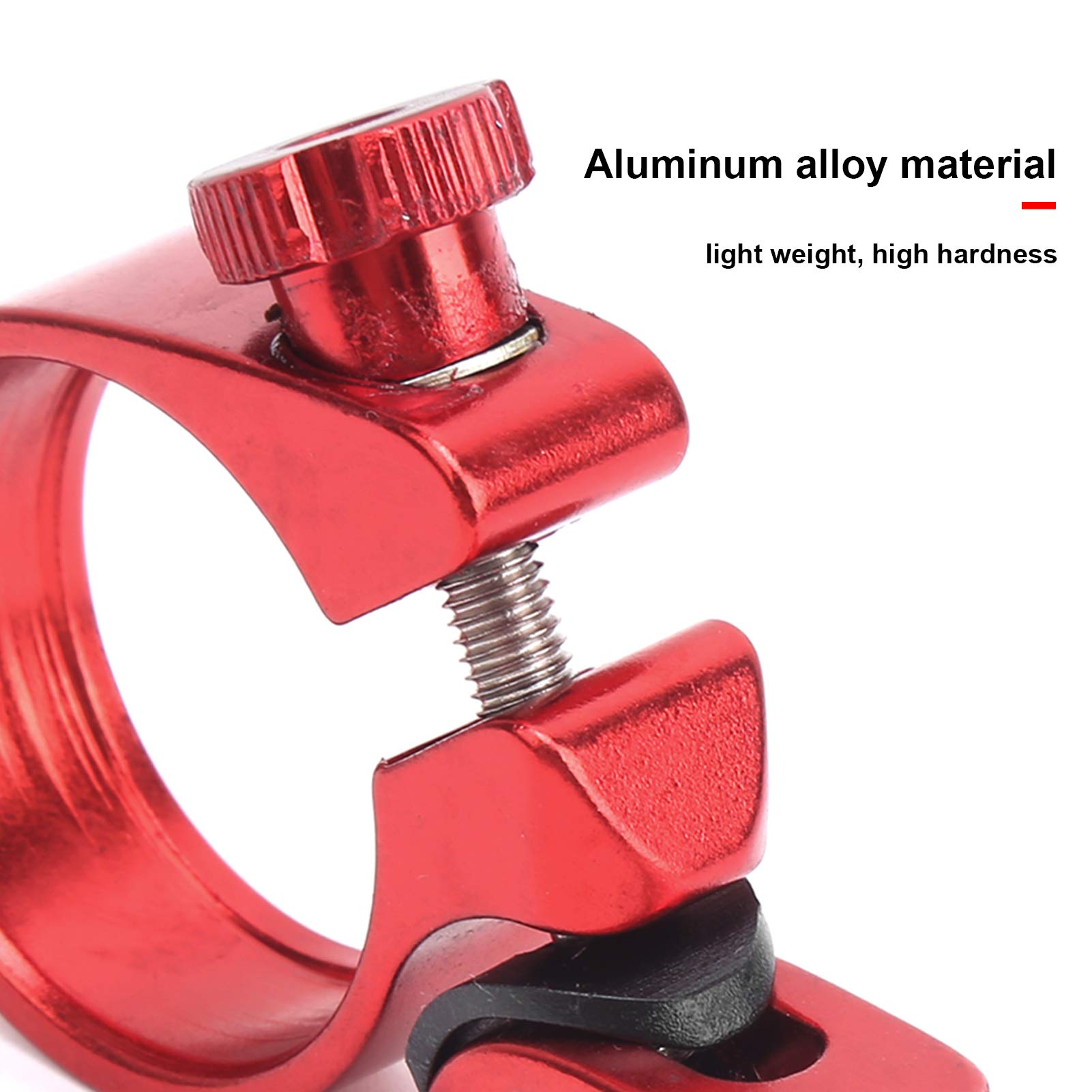 31.8mm Quick Release Bike Seat Clamp - Lightweight Aluminum Seatpost Collar for Mountain & Road Bikes - Perfect for Commuting, Trail Riding & Fitness Cycling