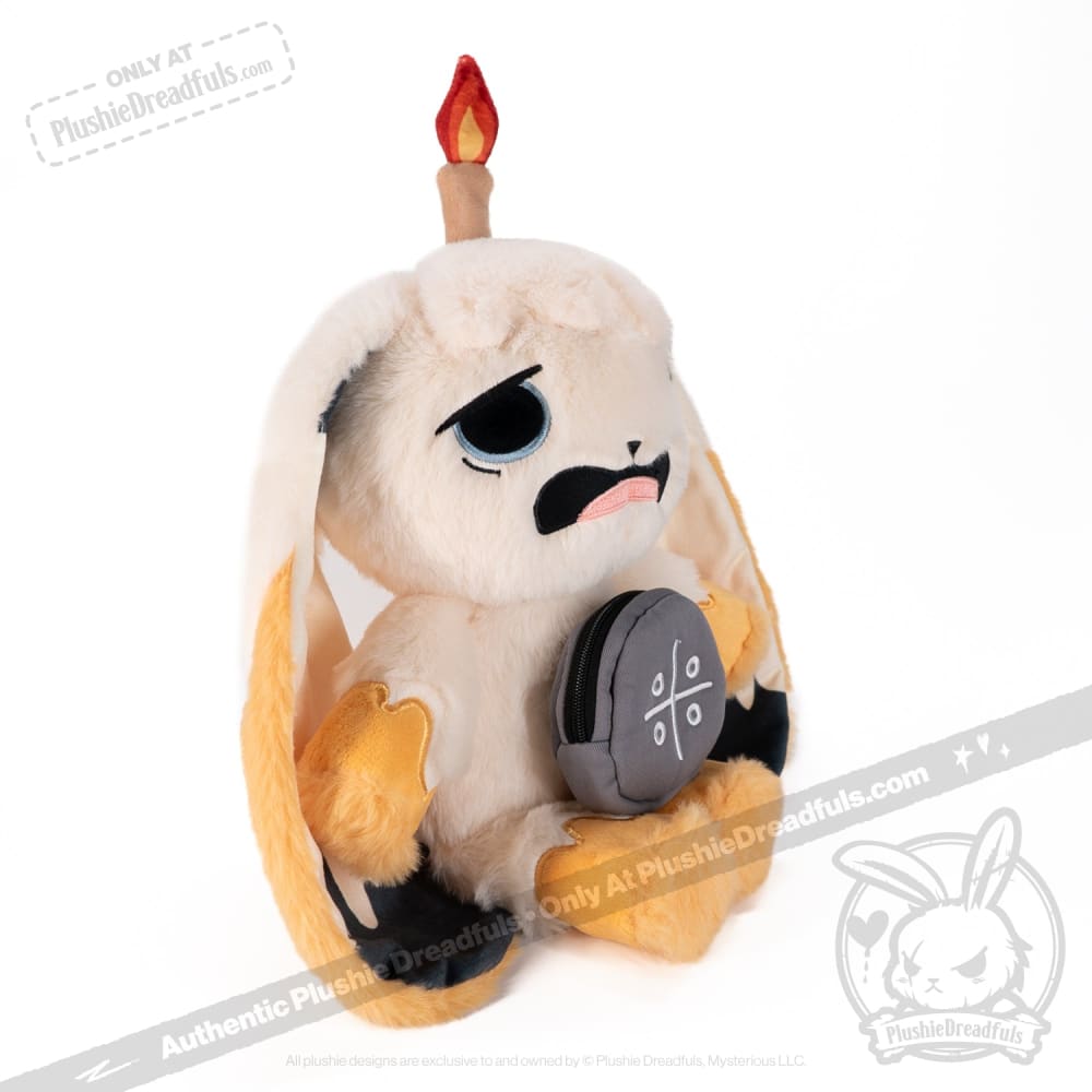 Plushie Dreadfuls Burnout Rabbit - Soft Stuffed Animal Toy for Stress Relief, Anxiety Comfort & Emotional Support | Perfect for Therapy, Bedroom Decor & Gift Giving