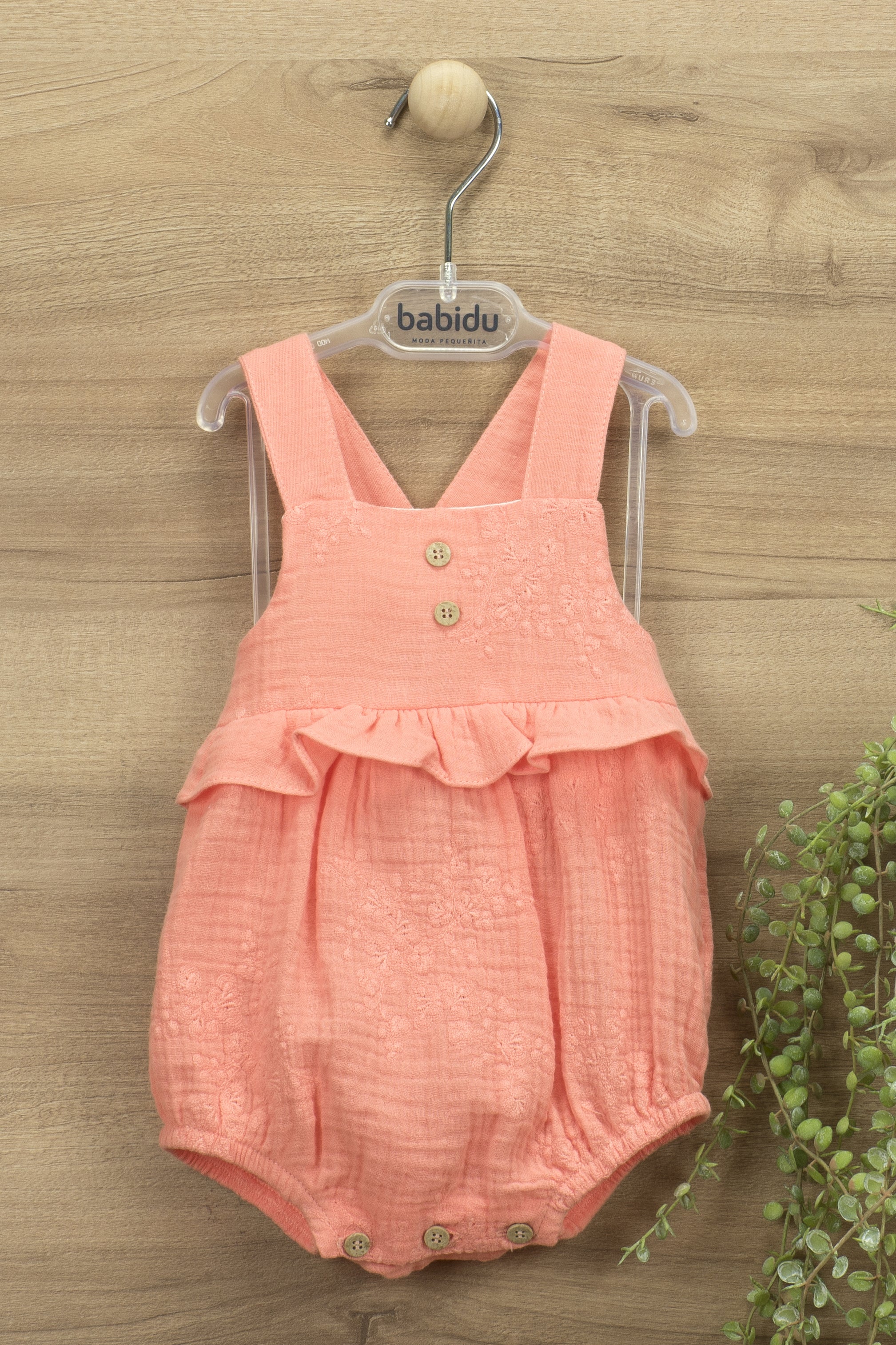 Hana Lace Cheesecloth Romper - Soft Cotton Baby Jumpsuit for Girls, Breathable & Comfortable Summer Outfit - Perfect for Photoshoots, Parties & Casual Playdates