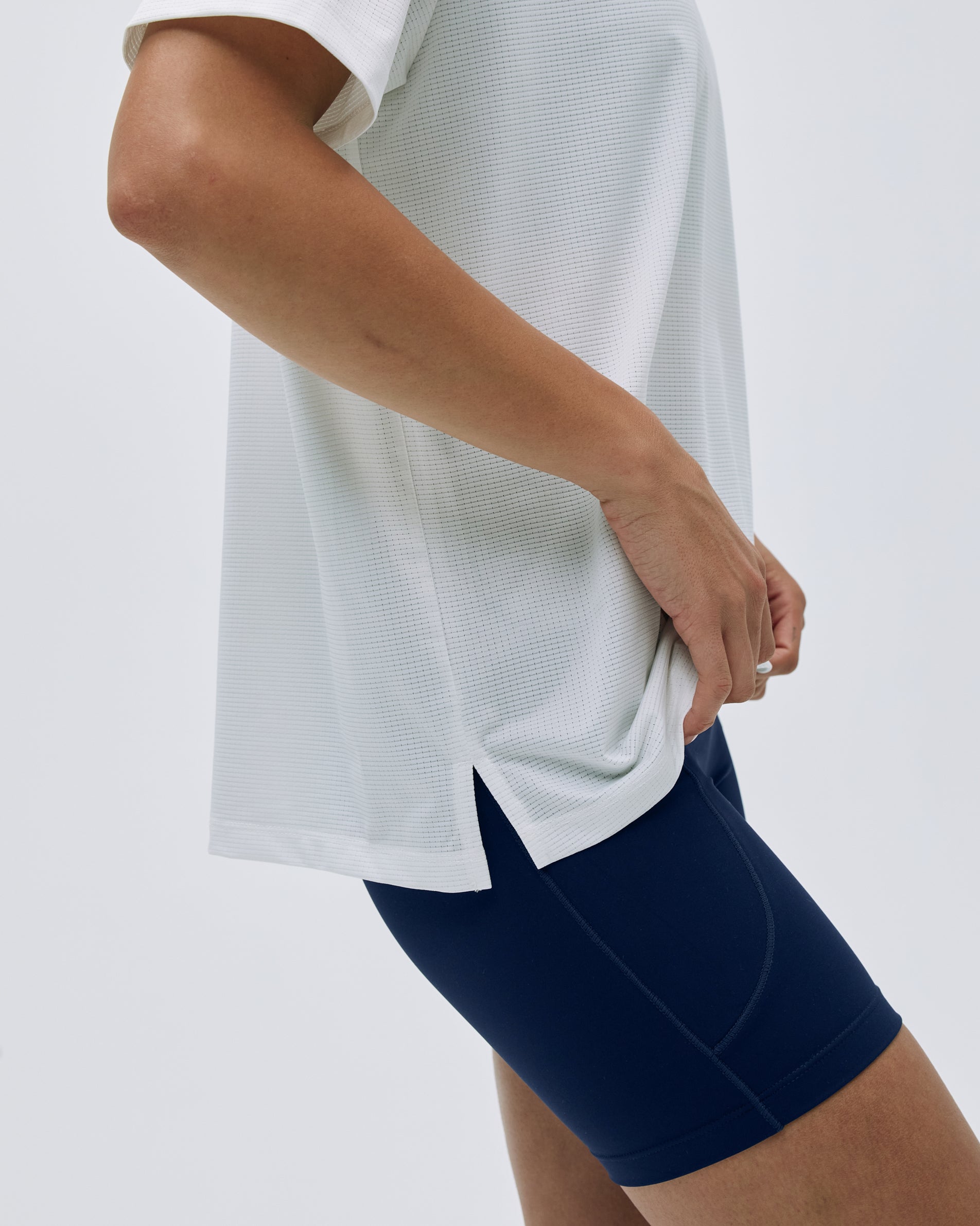 Breathable Mesh Active T-Shirt for Men & Women - White | Workout, Running, Gym & Casual Wear
