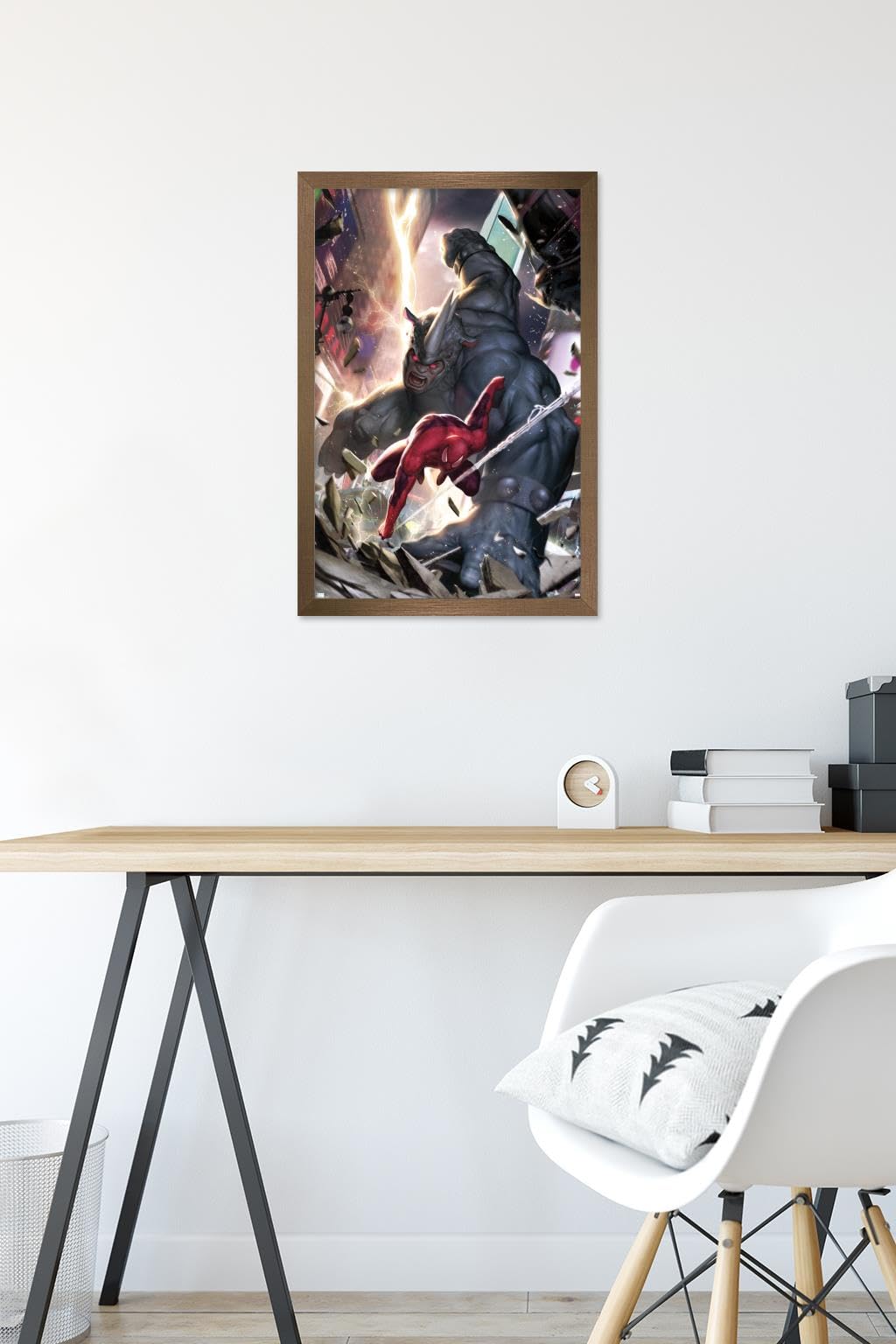Marvel Comics Spider-Man vs Rhino & X-23 Wall Poster - 22.4