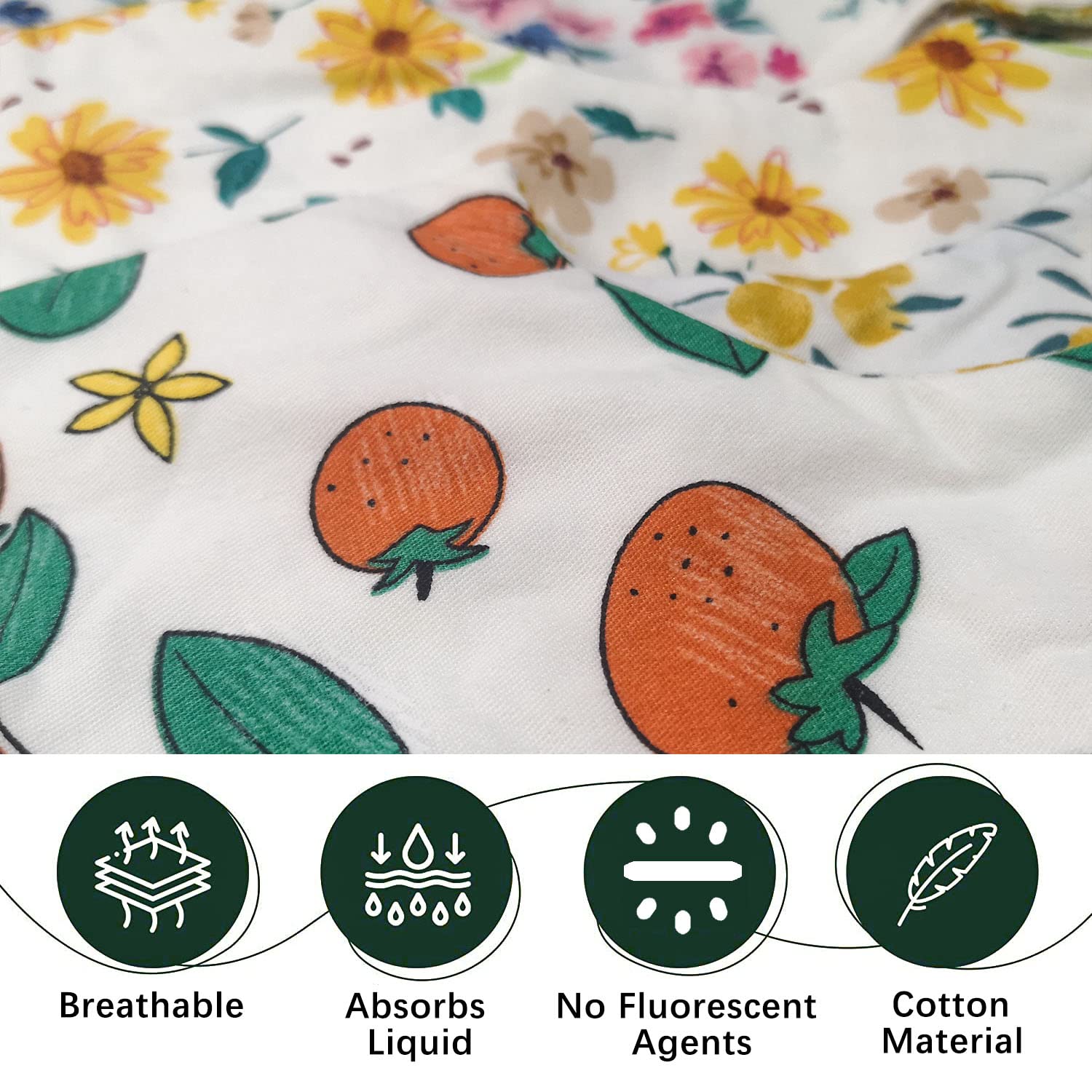 Baby Bandana Drooling Bibs Set - 100% Soft Muslin Cotton Teething Bibs for Newborns, Boys & Girls - Unisex Toddler Bibs for Drool Control & Messy Meals - Perfect for Daycare, Feeding Time & Teething Relief