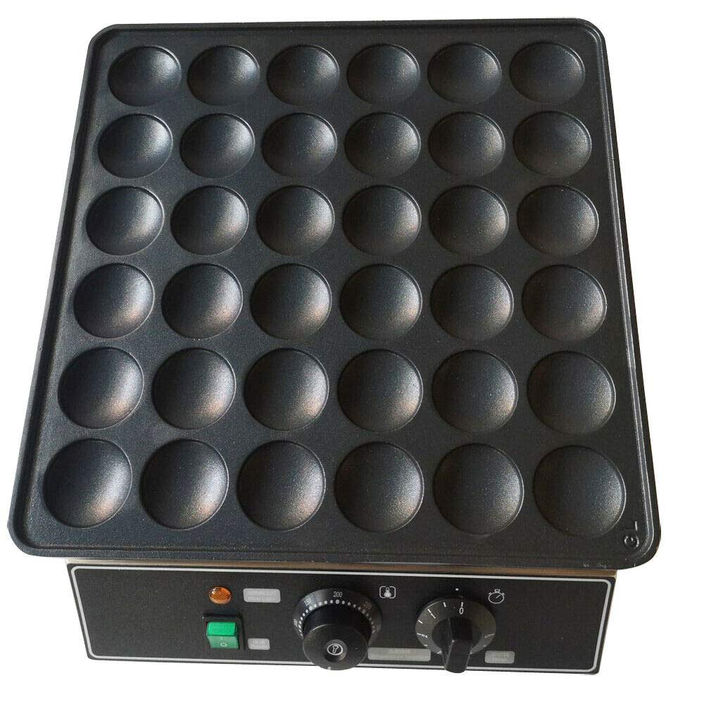 36-Hole Commercial Electric Mini Dutch Poffertjes Pancake Maker - Professional Bakery Machine for Breakfast, Cafés & Catering Events