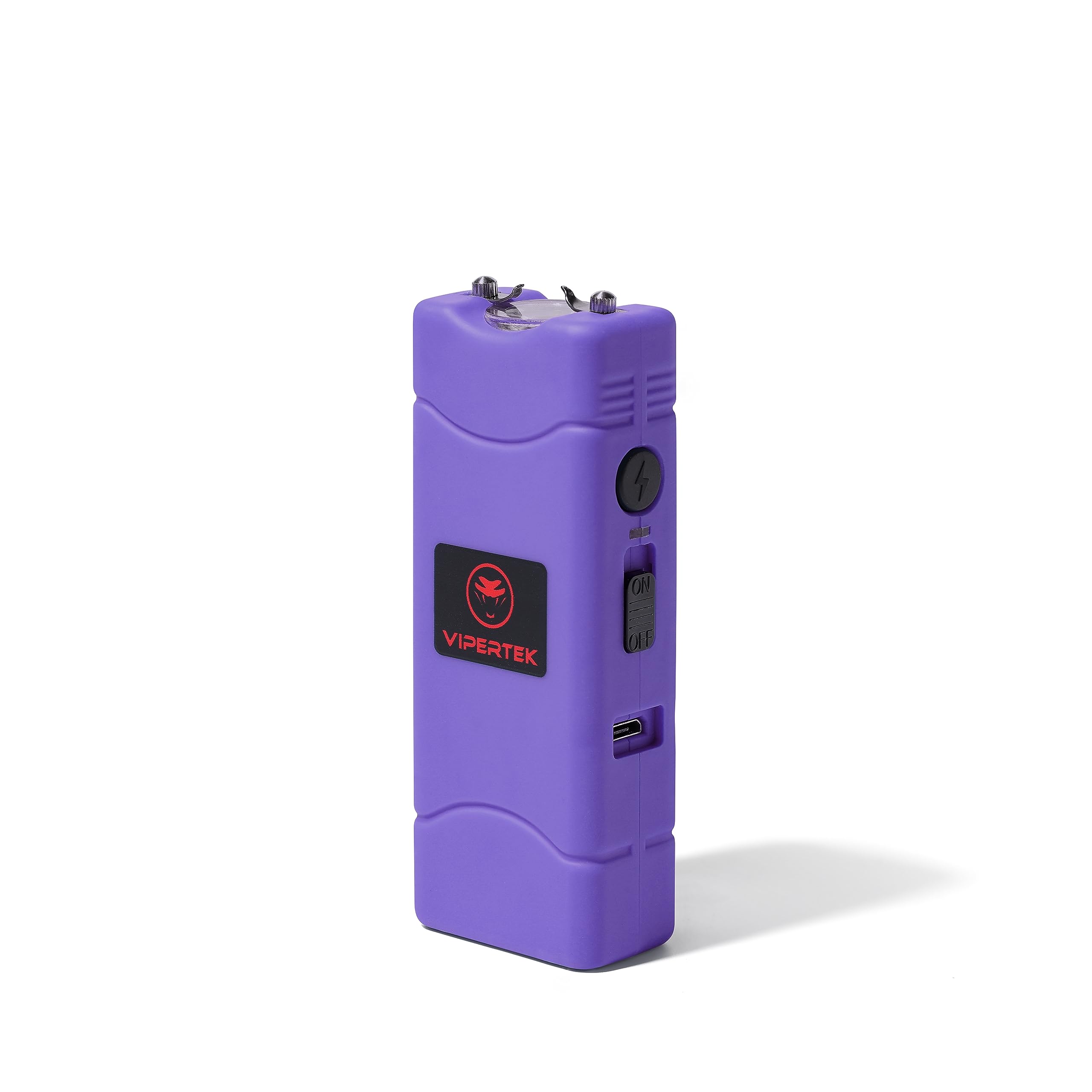 VIPERTEK VTS-881 Rechargeable Stun Gun for Self Defense - Compact Micro Stun Gun with LED Flashlight for Personal Safety, Home Protection & Outdoor Security