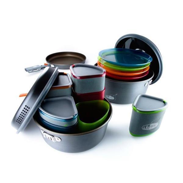 Premium Camping Cookware Set - Lightweight & Durable Outdoor Cooking Kit for Backpacking, Hiking & Camping Trips - Perfect for Stove, Grill & Open Fire Cooking