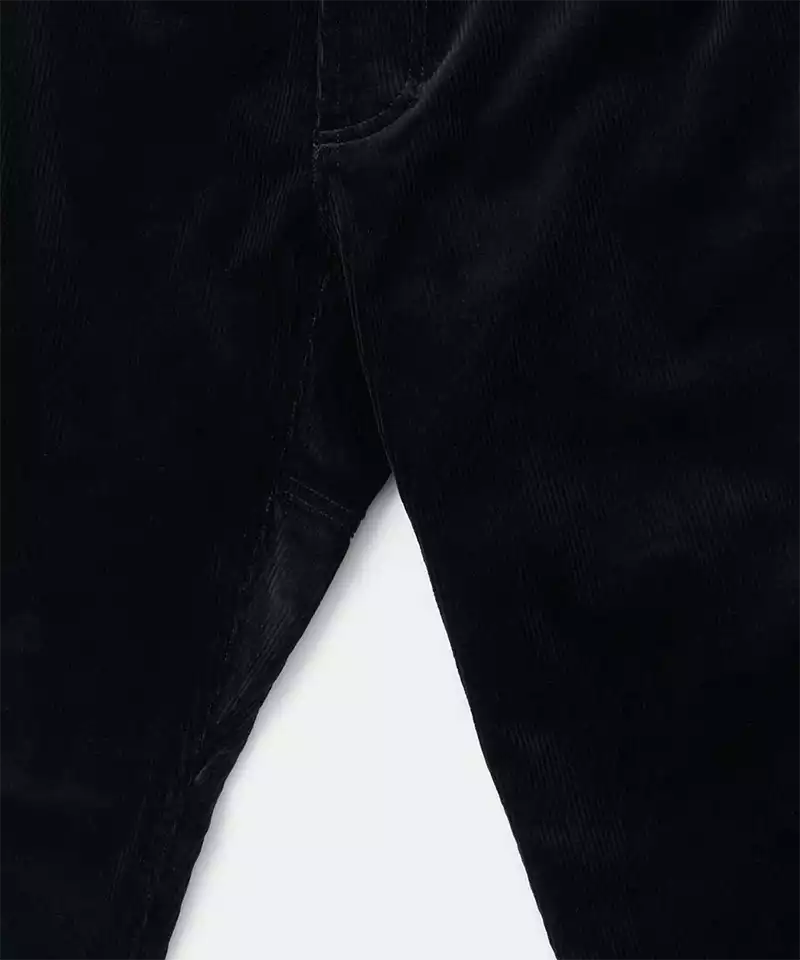 Stylish Corduroy NN Cropped Pants for Women - Trendy High Waist Slim Fit Comfortable Trousers for Casual Outfits & Fall Fashion