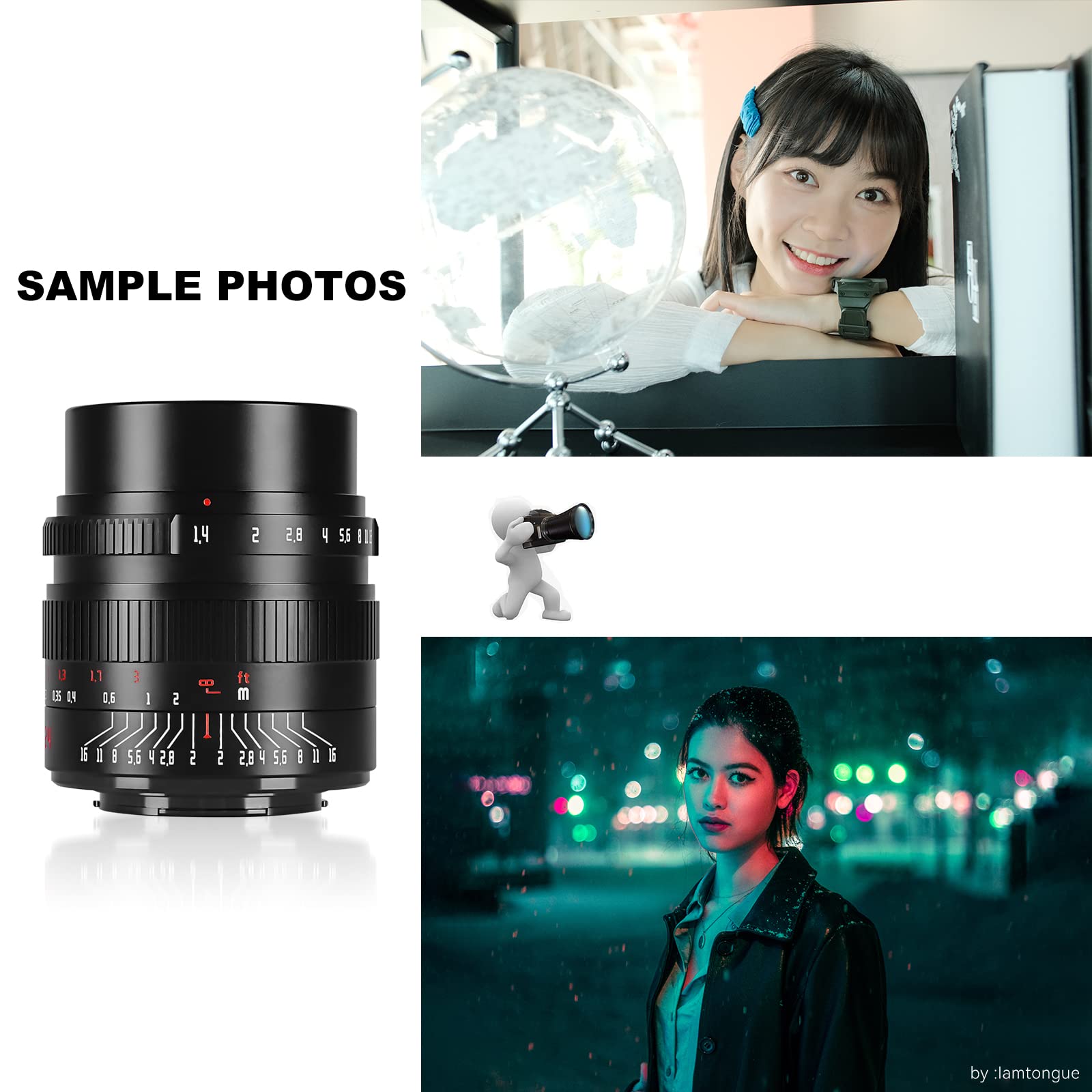7artisans 24mm F1.4 APS-C Manual Prime Lens for Canon RF Mount - Large Aperture, Compatible with EOS R/R3/RP/R5/R6 Mirrorless Cameras - Perfect for Portrait, Street & Low Light Photography