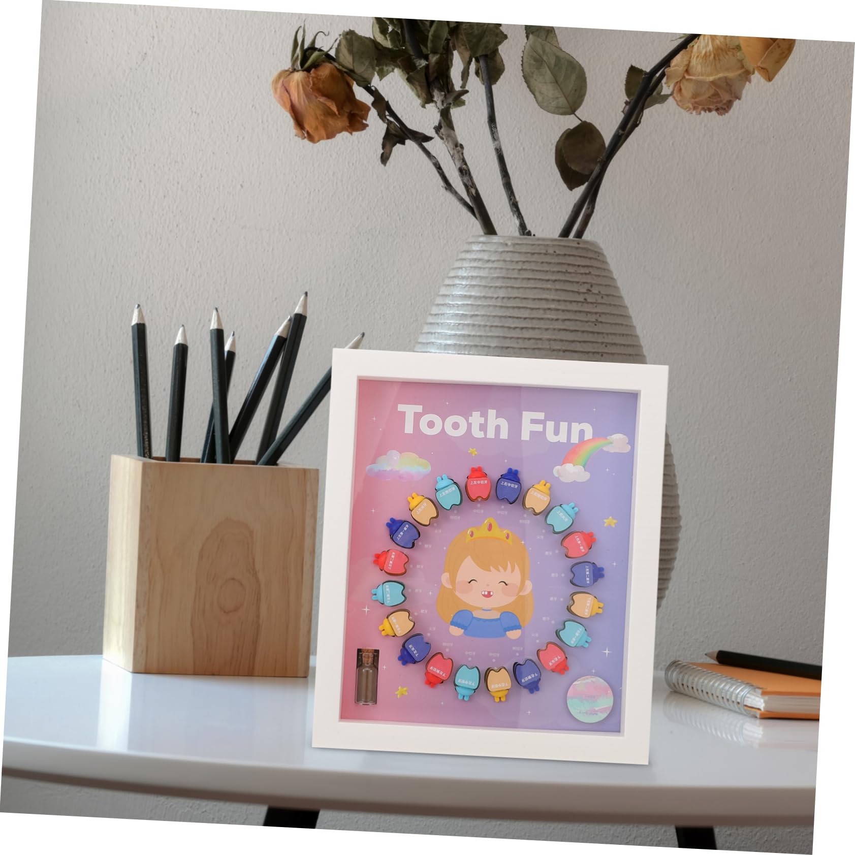 BIUDECO Teeth Storage Box Set - Organizer for Baby Teeth, Fetal Hair & Keepsakes | Durable Tooth Holder for Kids, Secure Container for First Tooth & Milestone Memories | Perfect for Baby Shower Gifts & Childhood Memorabilia Organization
