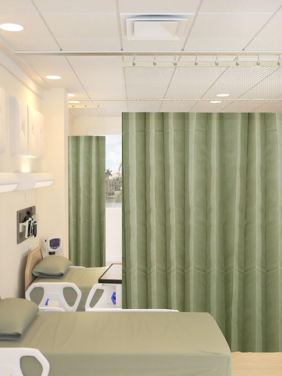 Flame Retardant Disposable Hospital Curtains - 30 Panels 100