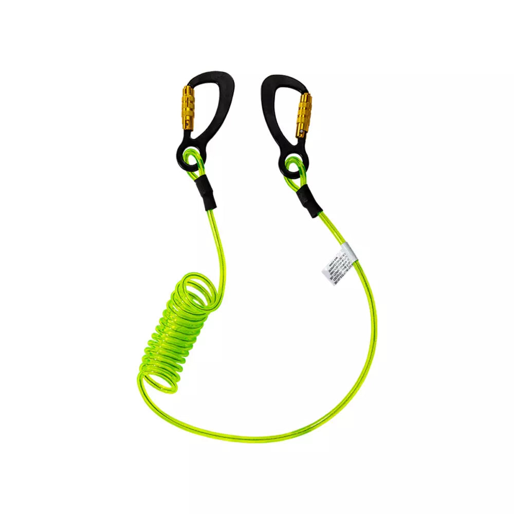2 lb. Coil Tool Tether - Heavy Duty Safety Lanyard for Tools - Secure Wrench, Hammer, and Equipment - Ideal for Construction, Roofing, and DIY Projects