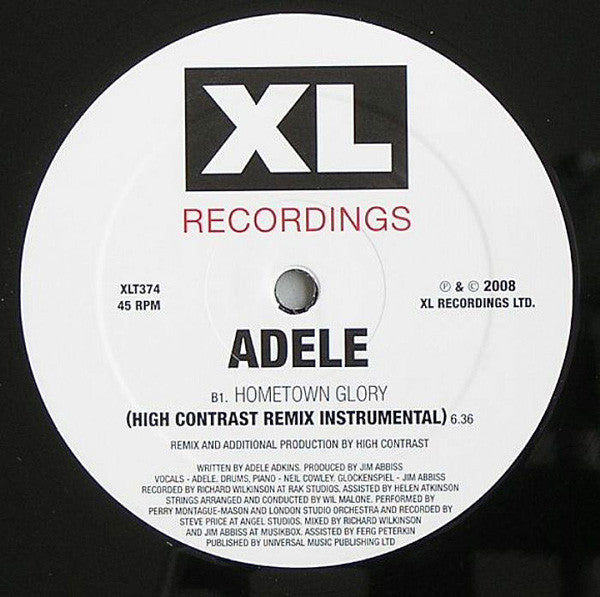 Adele - Hometown Glory Remixes by High Contrast (12