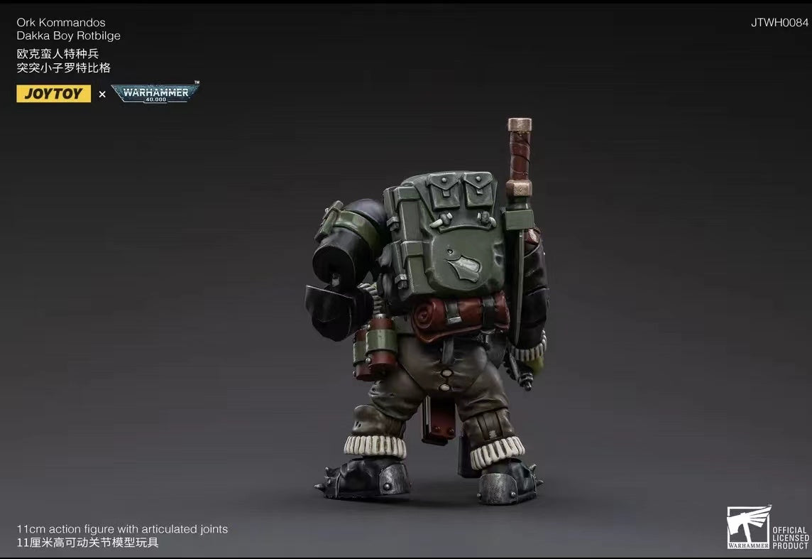 JOYTOY 1/18 Scale Warhammer 40K Ork Kommandos Action Figure - Highly Detailed Collectible Model for Tabletop Gaming & Display