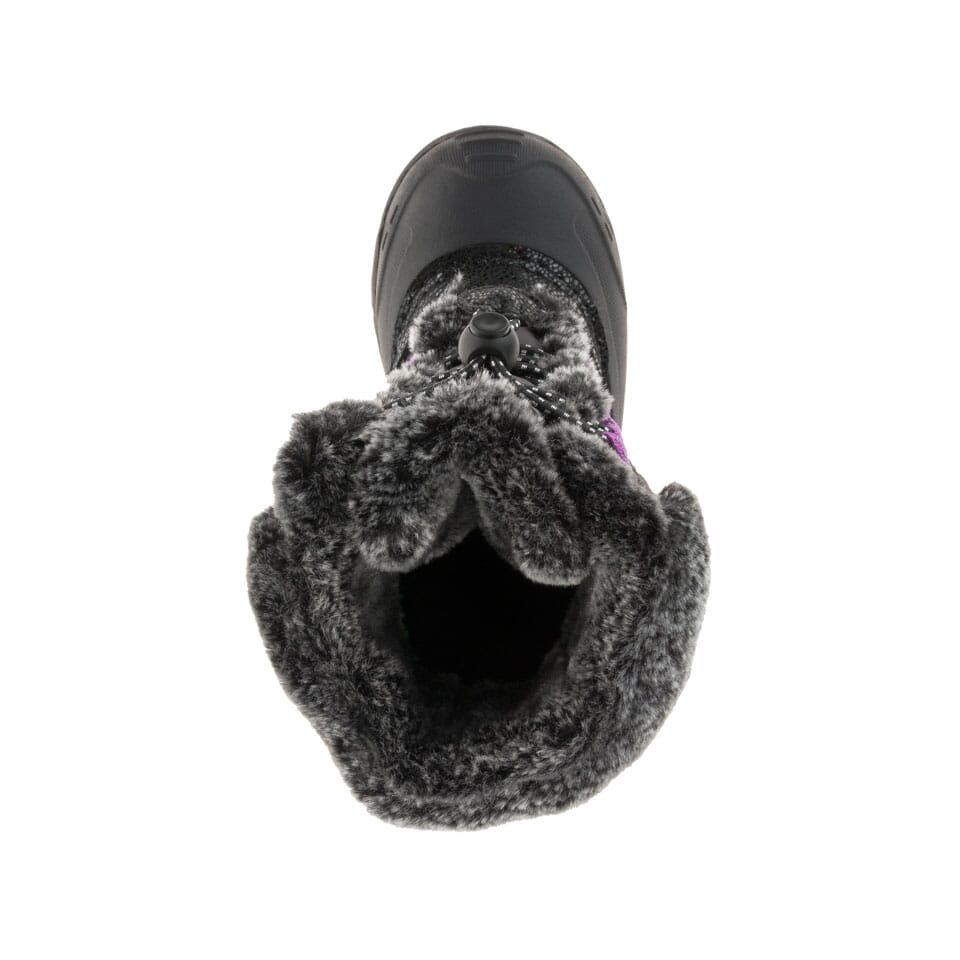 Kamik Charcoal/Orchid Star 2 Toddler Boots - Waterproof Winter Snow Boots for Boys & Girls - Perfect for Outdoor Play, Snowy Days & Cold Weather Adventures