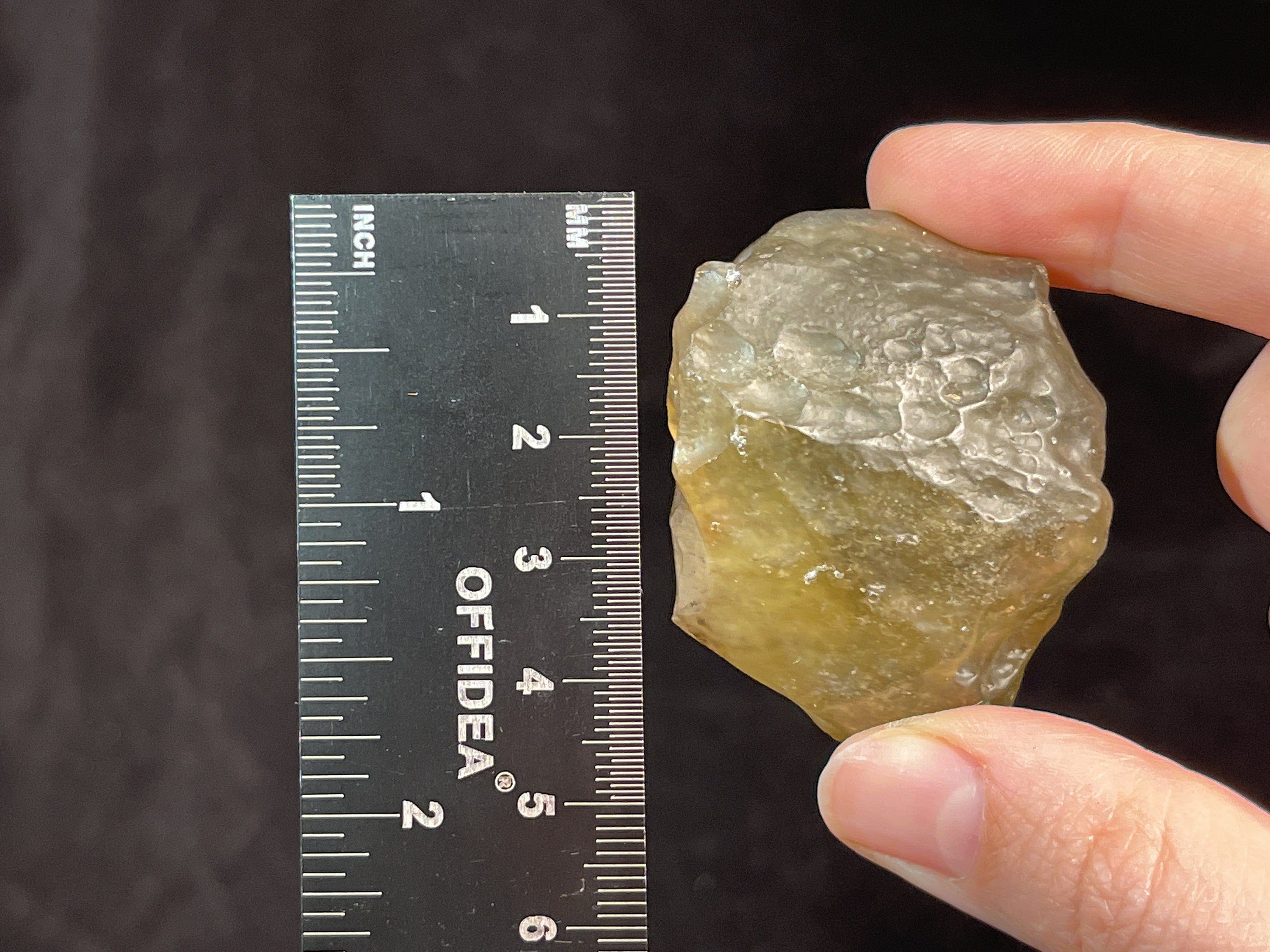 Premium Libyan Desert Glass Raw Crystal - Rare 2A Grade Large 59.8g - Natural Healing Stones for Meditation, Energy Work & Jewelry Making