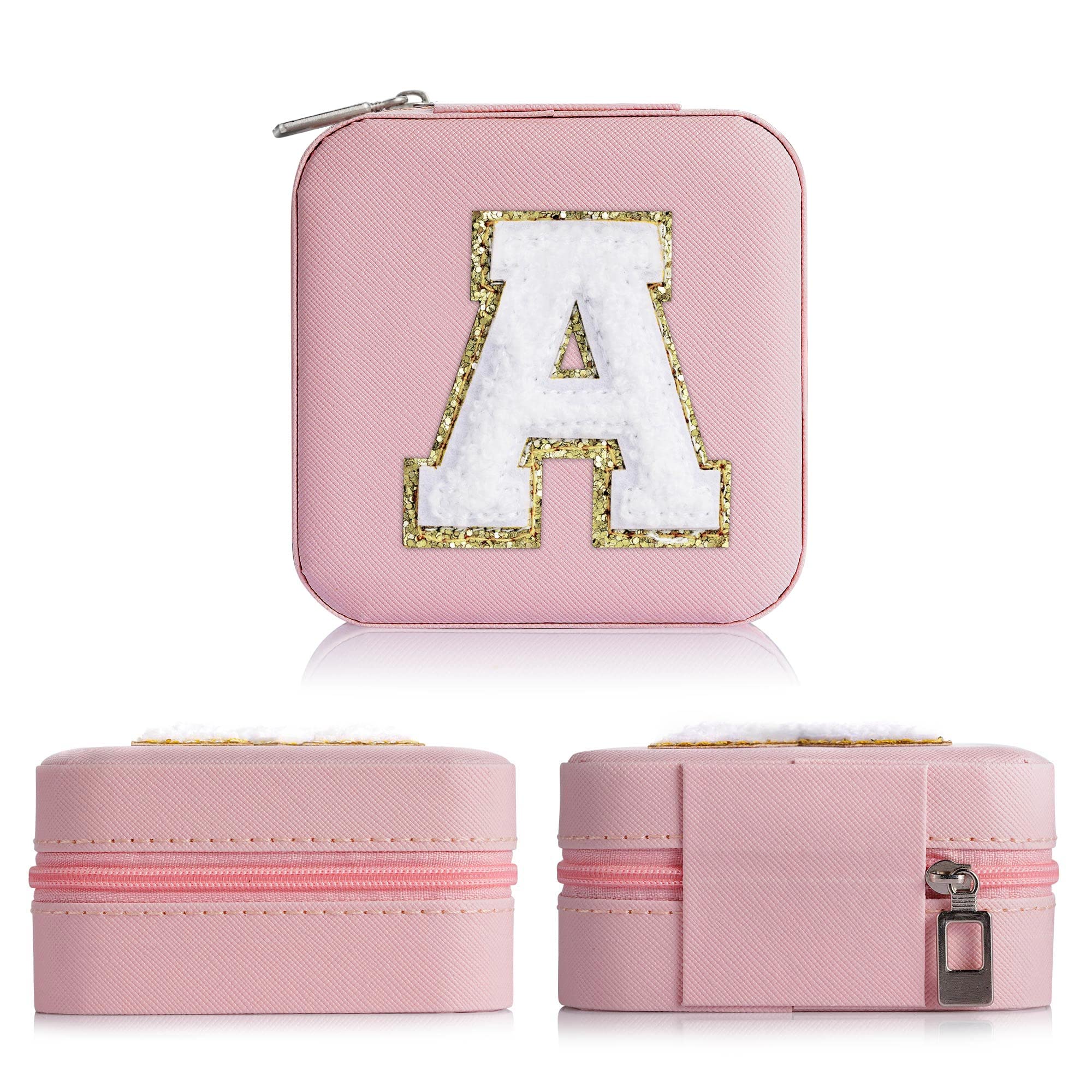 Elegant Travel Jewelry Case for Women & Girls - Compact Jewelry Organizer Box with Mirror | Perfect Graduation, Birthday, Anniversary Gift for Her | Ideal for Travel, Daily Use & Special Occasions