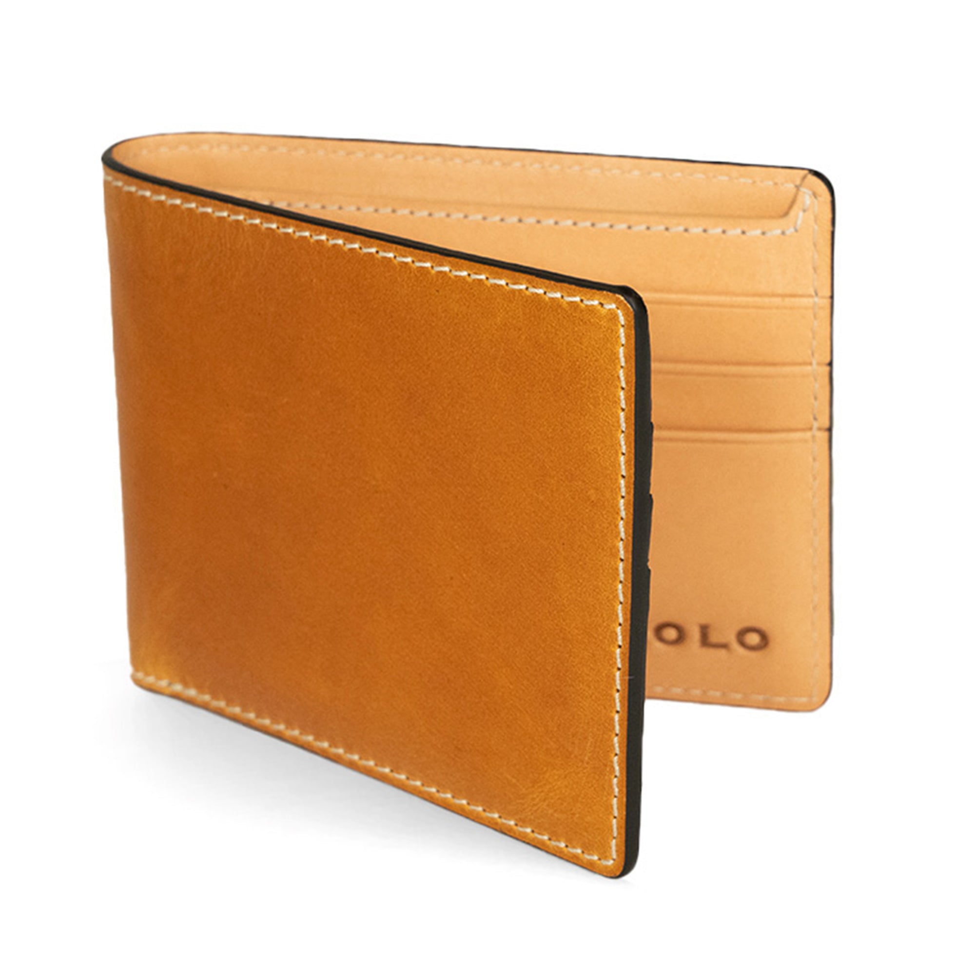 Premium Camden Bi-Fold Leather Wallet for Men - RFID Blocking & Slim Design - Perfect for Everyday Use, Travel, and Business