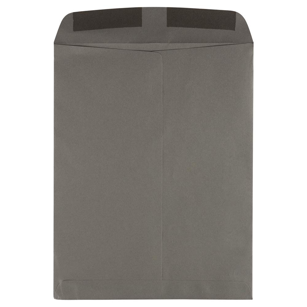JAM PAPER 10 x 13 Open End Catalog Premium Envelopes - Dark Grey - Bulk 250/Box - Perfect for Business Mailings, Invoices, and Marketing Materials