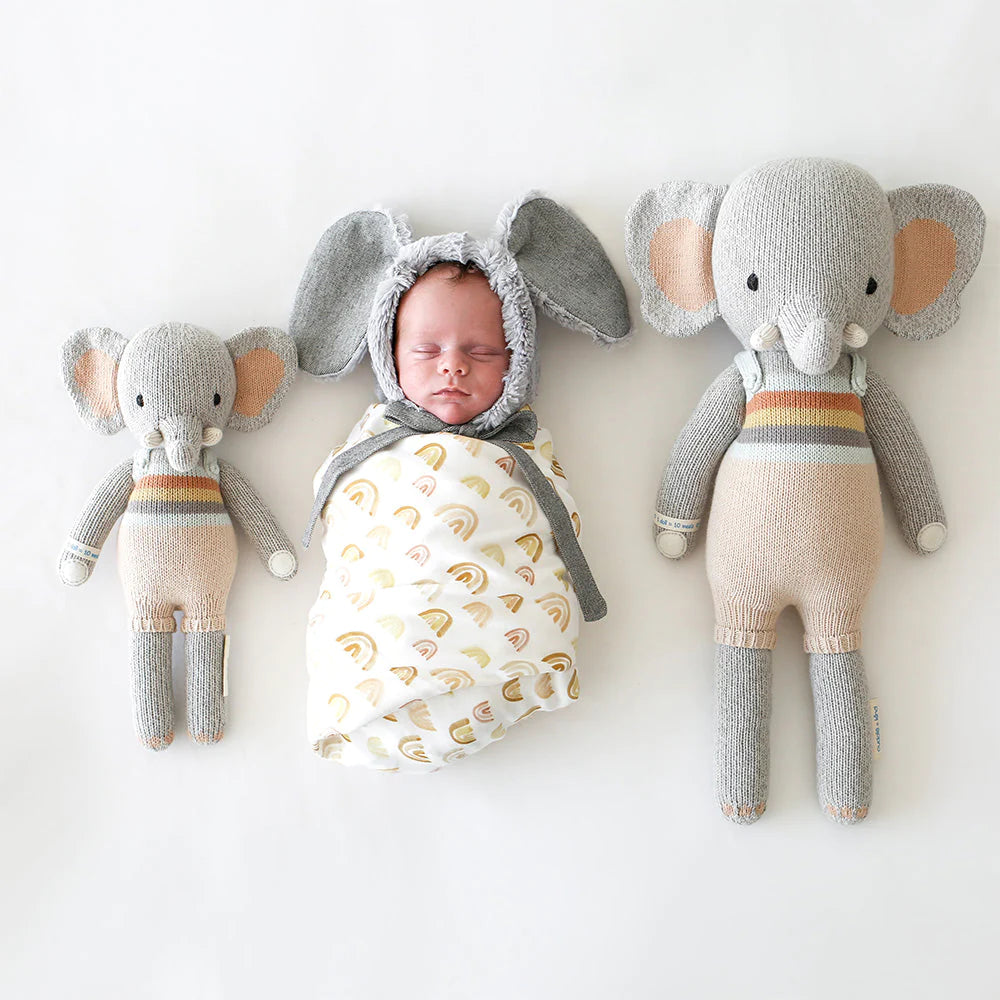 Evan the Elephant Plush Toy - Soft & Cuddly Stuffed Animal for Kids, Perfect for Bedtime, Playtime & Gifts