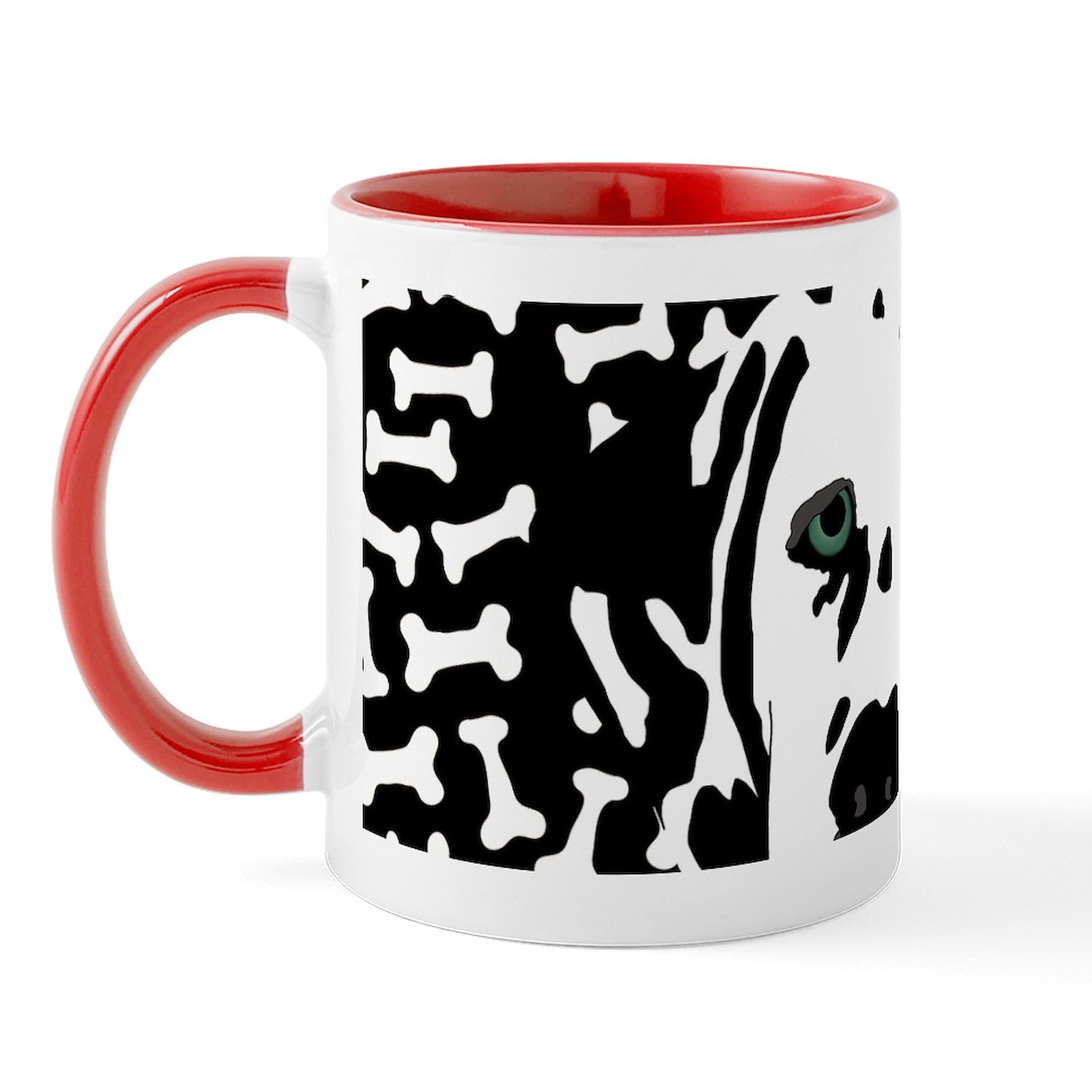11 oz (325 ml) Ceramic Coffee Mug - Dalmatian Dog Design - Perfect for Tea, Hot Chocolate & Office Use - CafePress