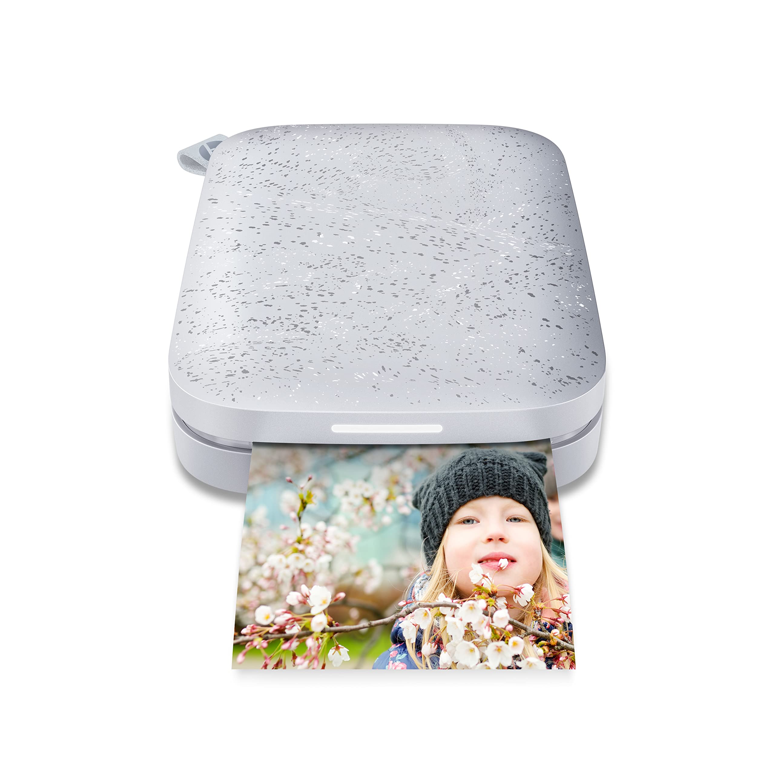 HP Sprocket 2nd Edition Portable Instant Photo Printer with 50 Sheets Premium Zink Sticky Back Photo Paper & Pre-Cut Sticker Paper - Perfect for Travel, Scrapbooking, and DIY Projects