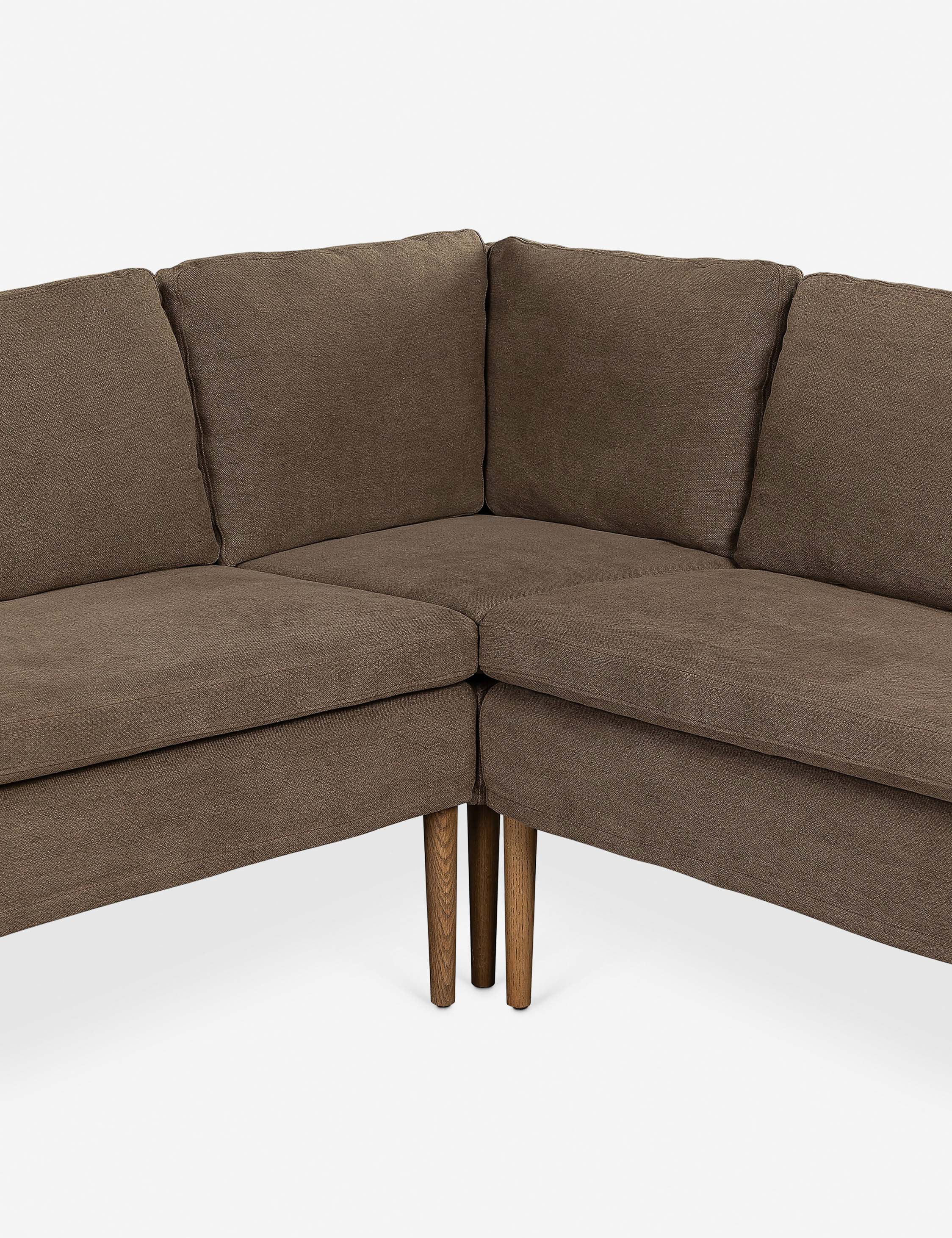 Aurelia Dining Banquette by Amber Lewis x Four Hands - Modern Upholstered Bench for Dining Room, Kitchen Nook & Entryway - Stylish Seating Solution for Home Decor