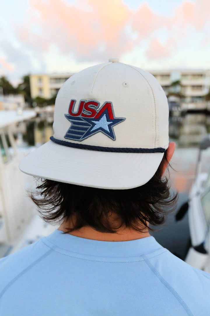 Vintage Star Baseball Cap - Retro USA Flag Design Adjustable Snapback Hat for Men & Women - Perfect for Sports, Casual Wear, and Patriotic Events