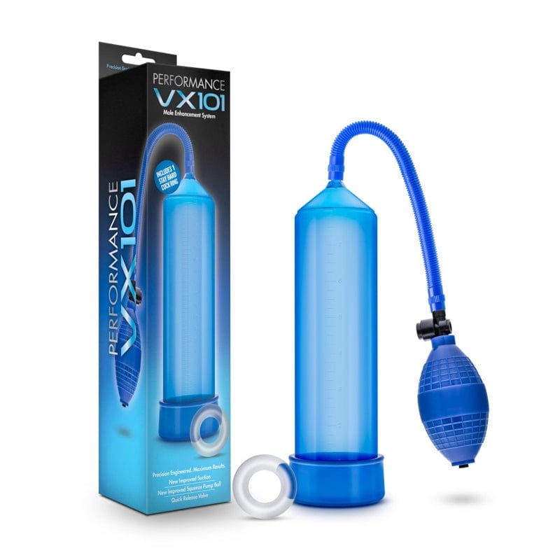 Premium VX101 Male Enhancement Pump - Blue | Clinically Proven for Performance & Stamina Boost | Ideal for Gym, Sports & Intimate Moments