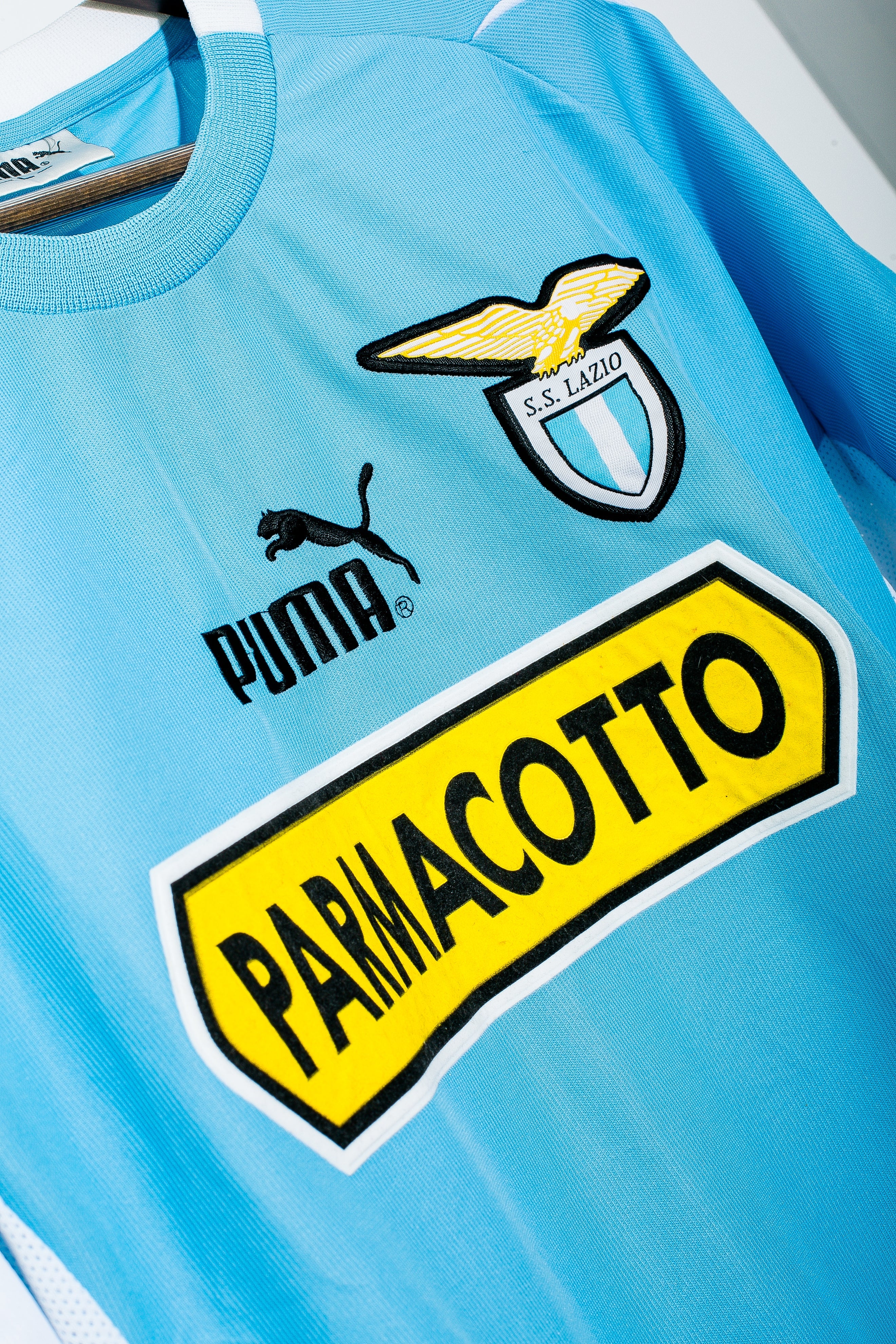 2003/04 Lazio Home Jersey - Size L - Authentic Football Shirt for Fans & Collectors - Perfect for Matchdays, Gifts & Sports Memorabilia