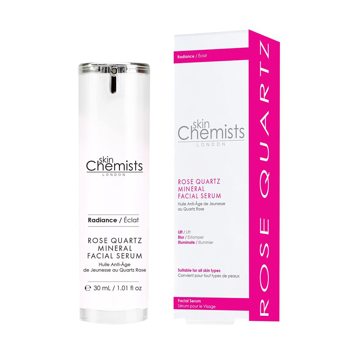 Skin Chemists Rose Quartz Facial Treatment Kit | Anti-Aging & Hydrating Skincare Set | Perfect for Daily Glow Routine & Spa Night Self-Care