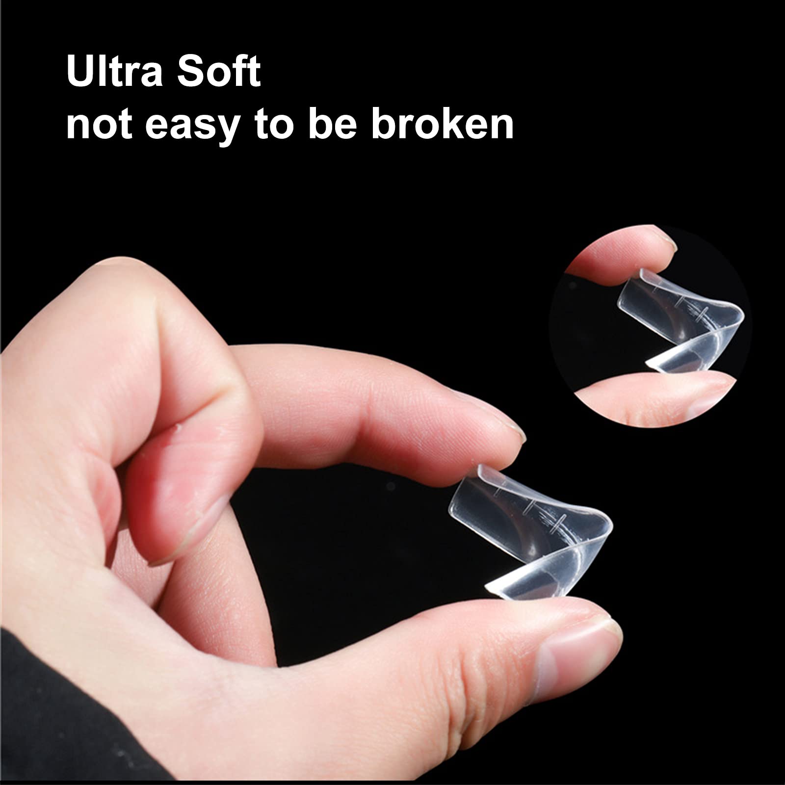 Premium Clear False Nail Tips for Nail Extensions - 120pcs French Nail Tips with Storage Case - 12 Sizes for Professional Salon & DIY Nail Art (JP-02) - Perfect for Weddings, Parties & Special Occasions - Layfoo