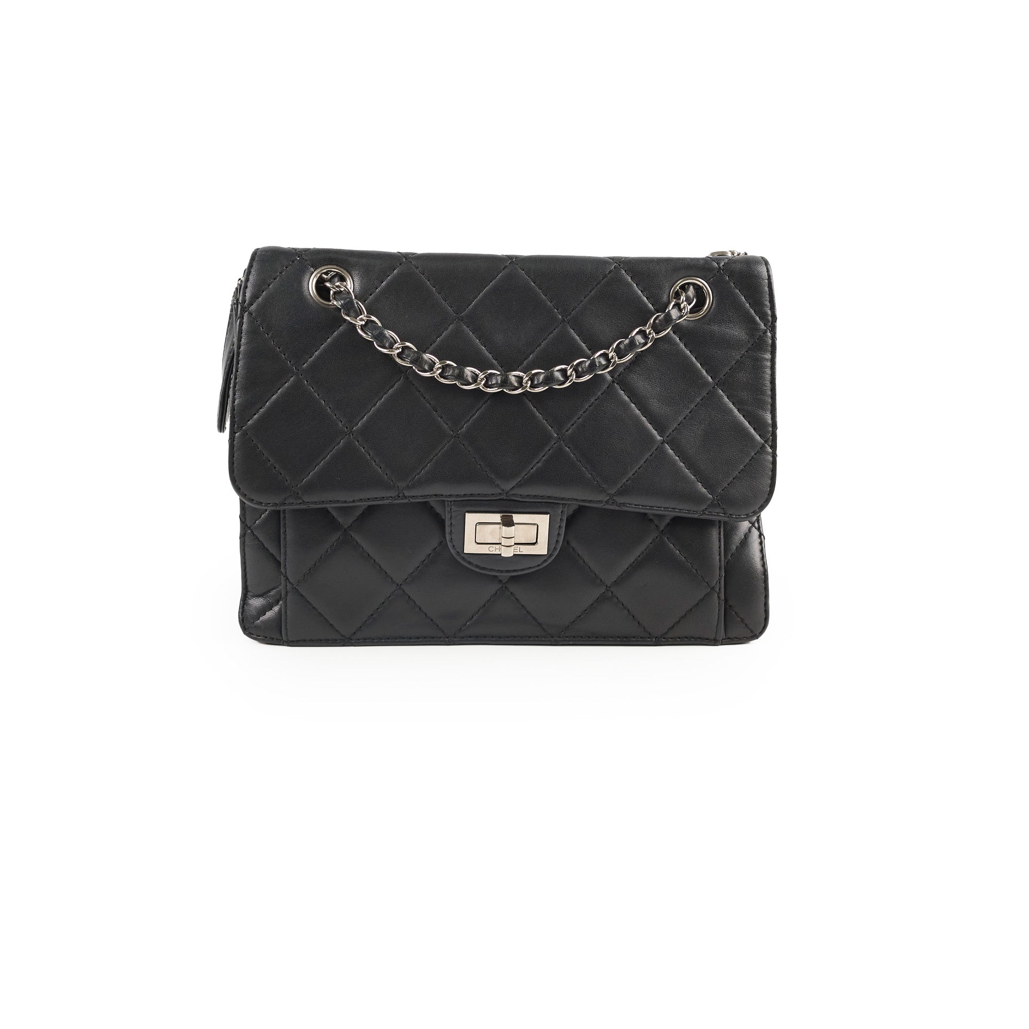 Authentic Chanel Paris Bombay Reissue Shoulder Bag in Black | Luxury Leather Crossbody Purse for Women | Perfect for Evening Events, Date Nights & Special Occasions
