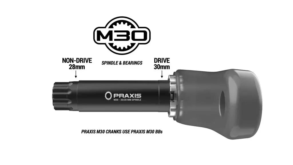 Praxis M30 BB86 BB90 BB92 Bottom Bracket - High-Performance Bike Bottom Bracket for Road & Mountain Bikes - Compatible with Shimano SRAM & Campagnolo Cranksets - Perfect for Cycling Enthusiasts & Professional Racers