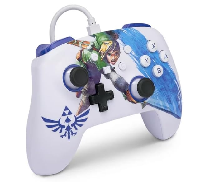 POWERA Wired Controller & Slim Case for Nintendo Switch - Master Sword Edition for Gaming & Travel