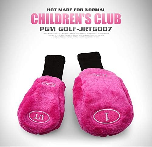PGM Junior Golf Club Set for Kids - 5 Golf Clubs with Stand Bag & 2 Headcovers for Boys & Girls (Right Hand) - Perfect for Youth Golf Training, Backyard Practice & Junior Tournaments