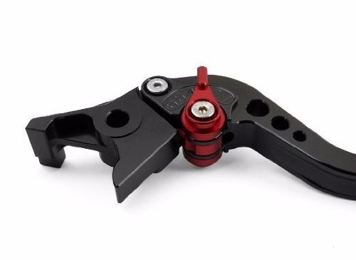 CNC Adjustable Short Brake Clutch Levers for Yamaha YZF R6 (2005-2016) & YZF R1 (2004-2008) | Black Motorcycle Levers | Perfect for Racing & Street Riding | Enhanced Control & Comfort