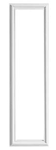 Replacement Entry Door Frame Kit - 1 Lite for 1'' Glass (8x36 Inches) - Yellow & White Options - Perfect for Home Renovation & DIY Projects