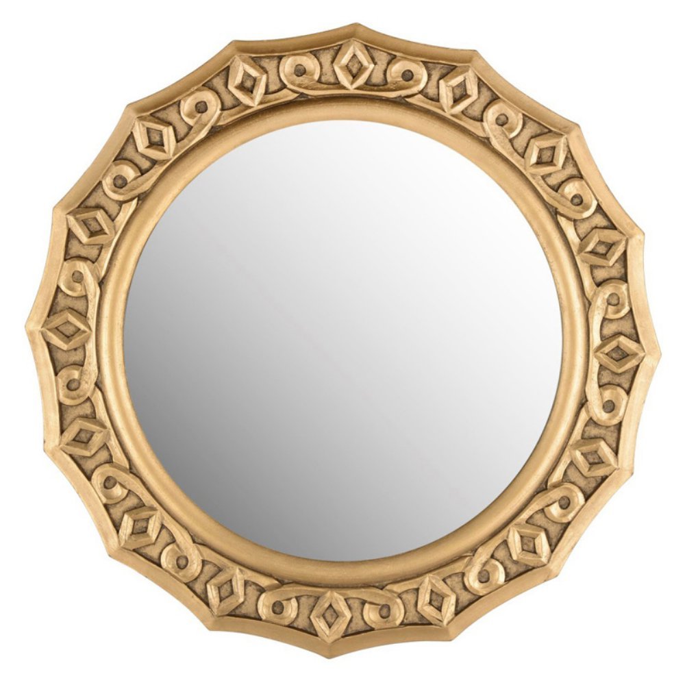 Safavieh Home Collection Gossamer Lace Mirror in Gold - Elegant Wall Decor for Living Room, Bedroom & Entryway