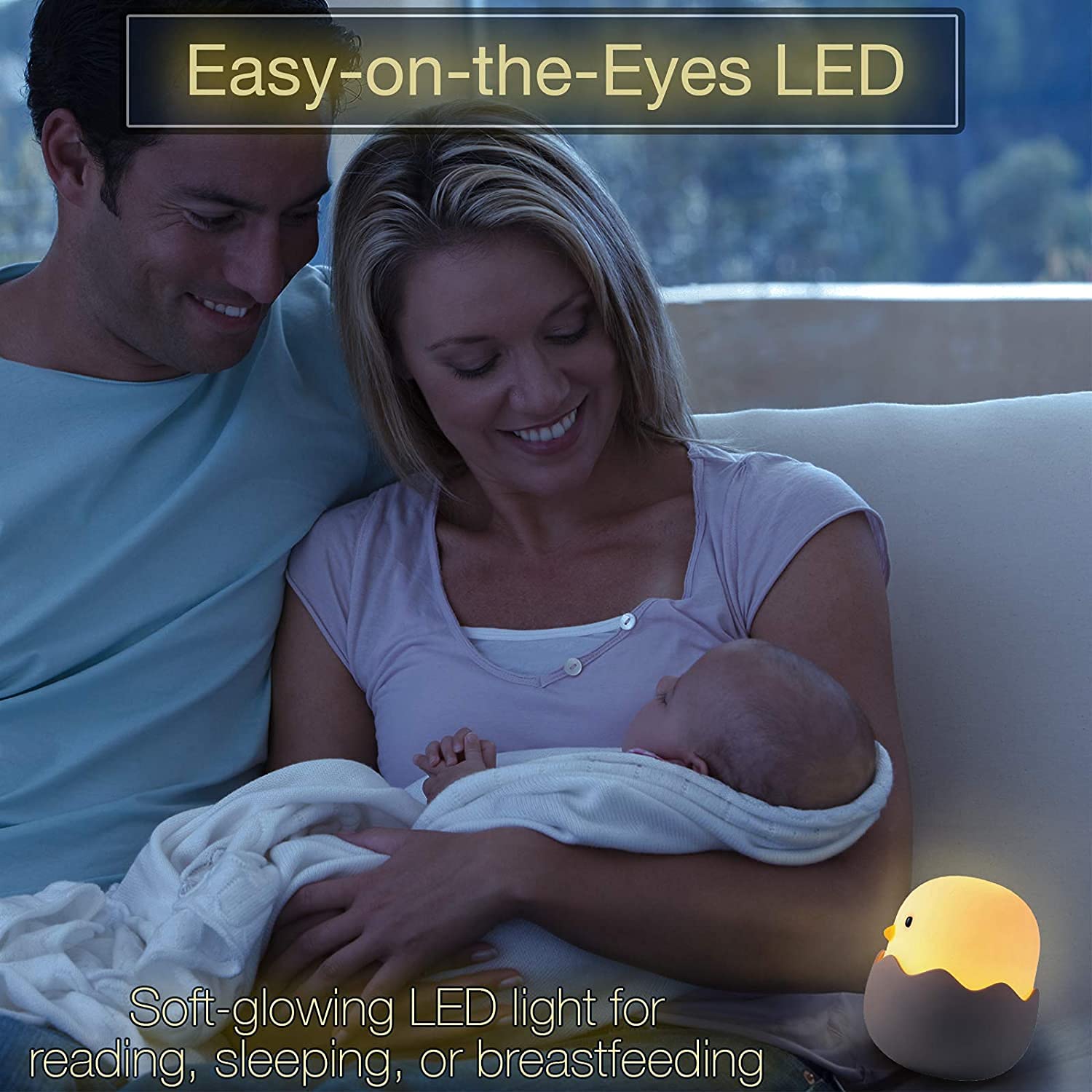 Cute Egg Shell Night Light - Rechargeable LED Dimmable Nursery Lamp with 20-Minute Timer & Touch Control, Perfect for Baby Girls' Rooms, Women's Bedrooms & Living Room Decor | Soft Lighting for Night Feeding, Reading & Relaxation