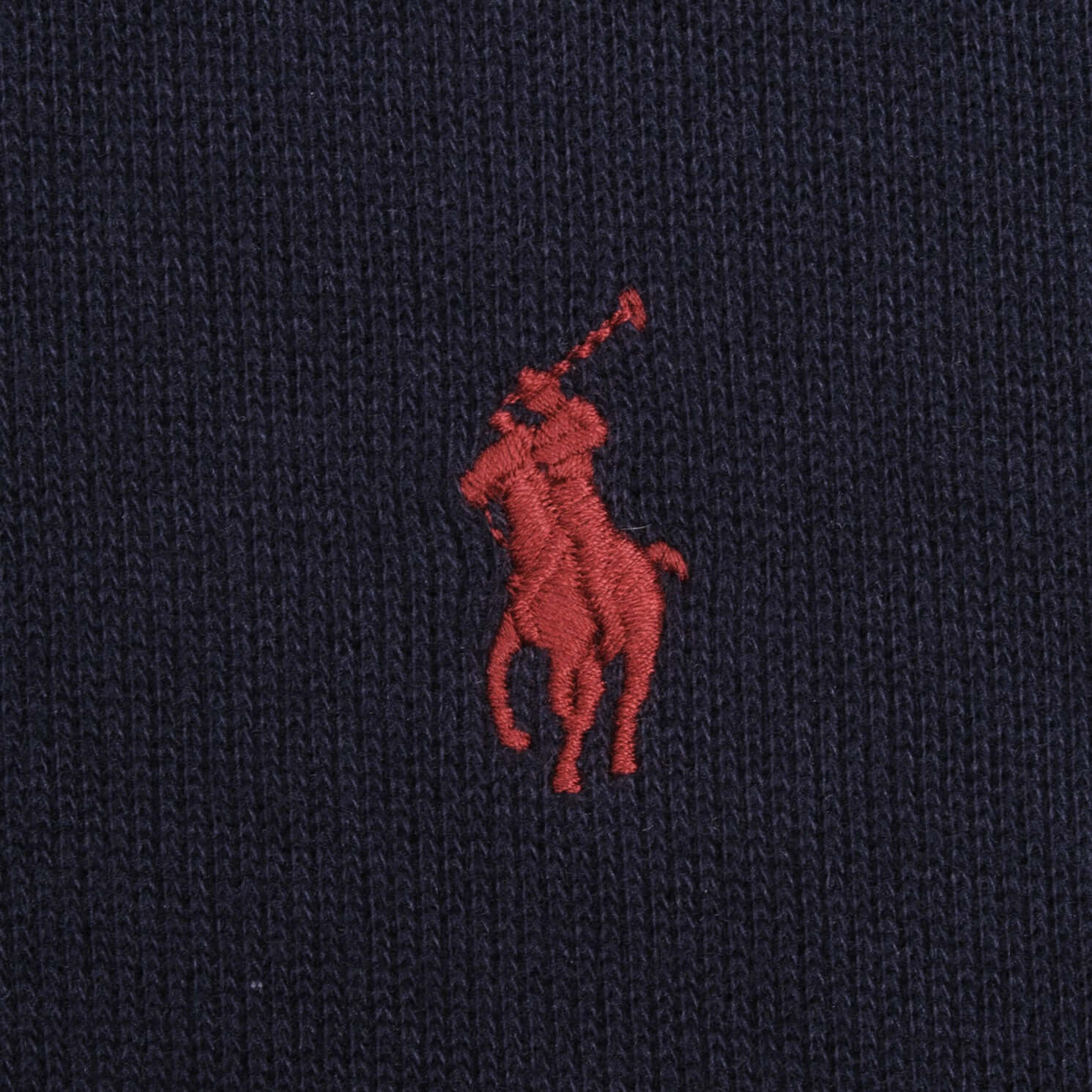 Ralph Lauren Navy Blue Quarter Zip Sweater for Men - Size Large - Comfortable Pullover for Casual Wear & Outdoor Activities