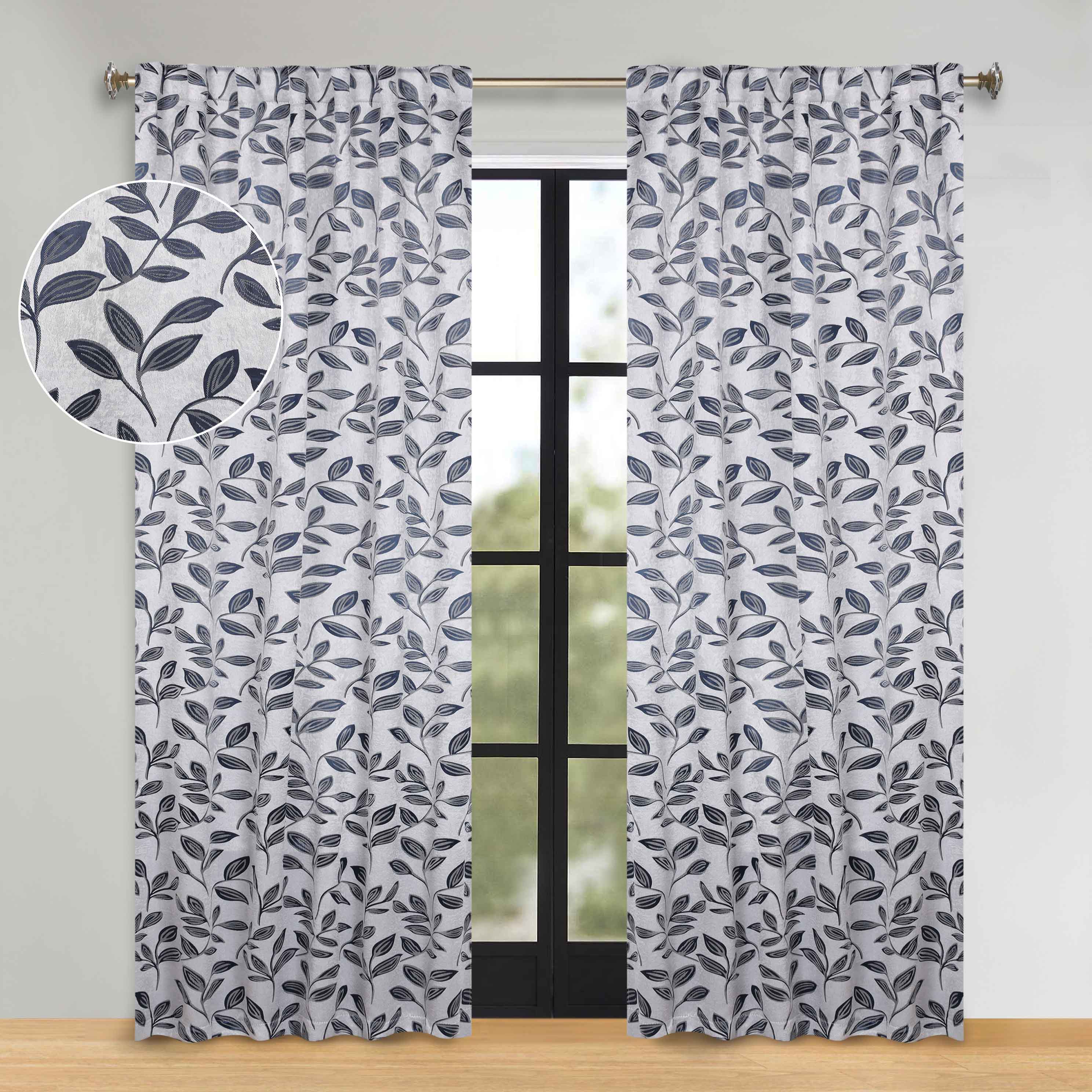 Premium Blackout Curtains for Bedroom - Super Soft Thermal Insulated Room Darkening Drapes with Back Tab Design (Set of 2 Panels) - Perfect for Nursery, Home Theater & Shift Workers