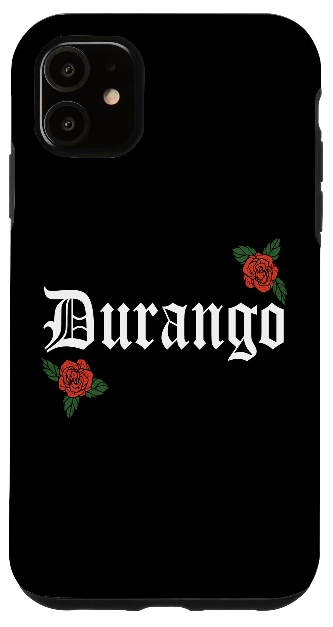 iPhone 11 Case - Floral Rose Design with Durango Mexico State Theme | Durable Protective Cover for Everyday Use & Travel