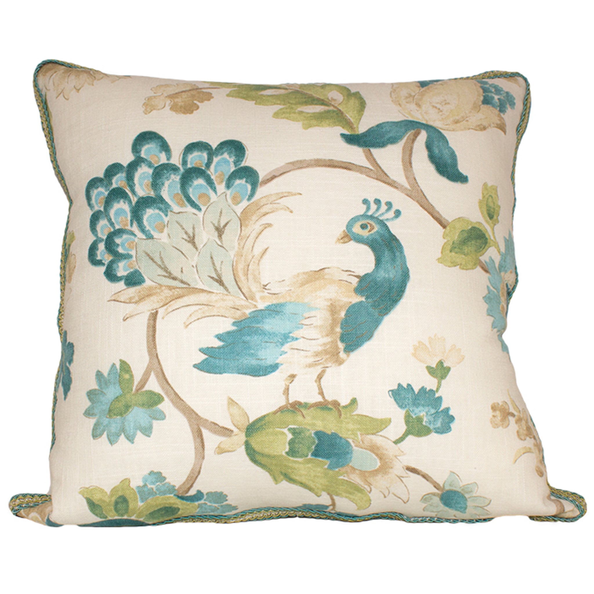 Arianna Floral Decorative Throw Pillow Cover - Soft Bohemian Cushion for Living Room, Bedroom, Sofa & Home Decor