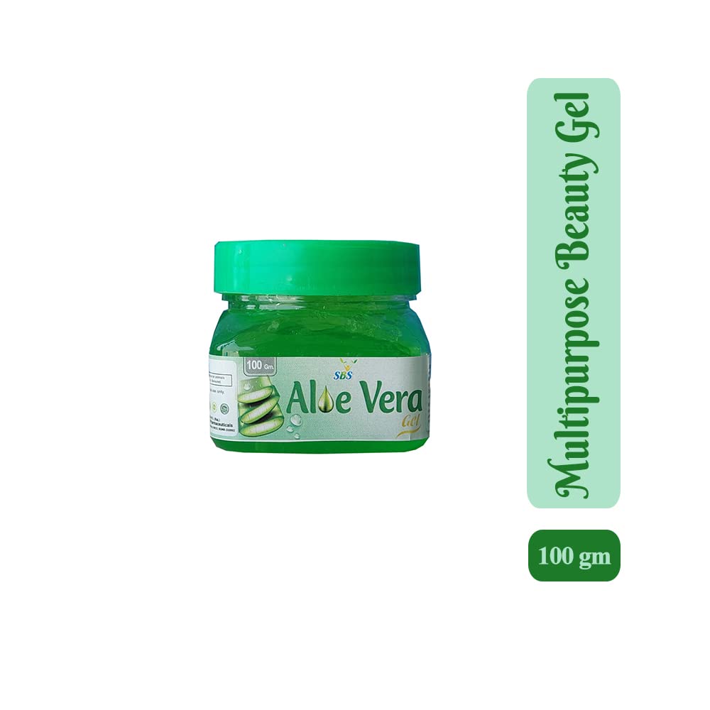 Organic Aloe Vera Gel (Pack of 3) - 100% Natural Multipurpose Beauty Gel for Skin, Hair & Sunburn Relief | Hydrating & Soothing for Face, Body & Scalp | Perfect for After Sun Care, Moisturizing & Hair Treatment